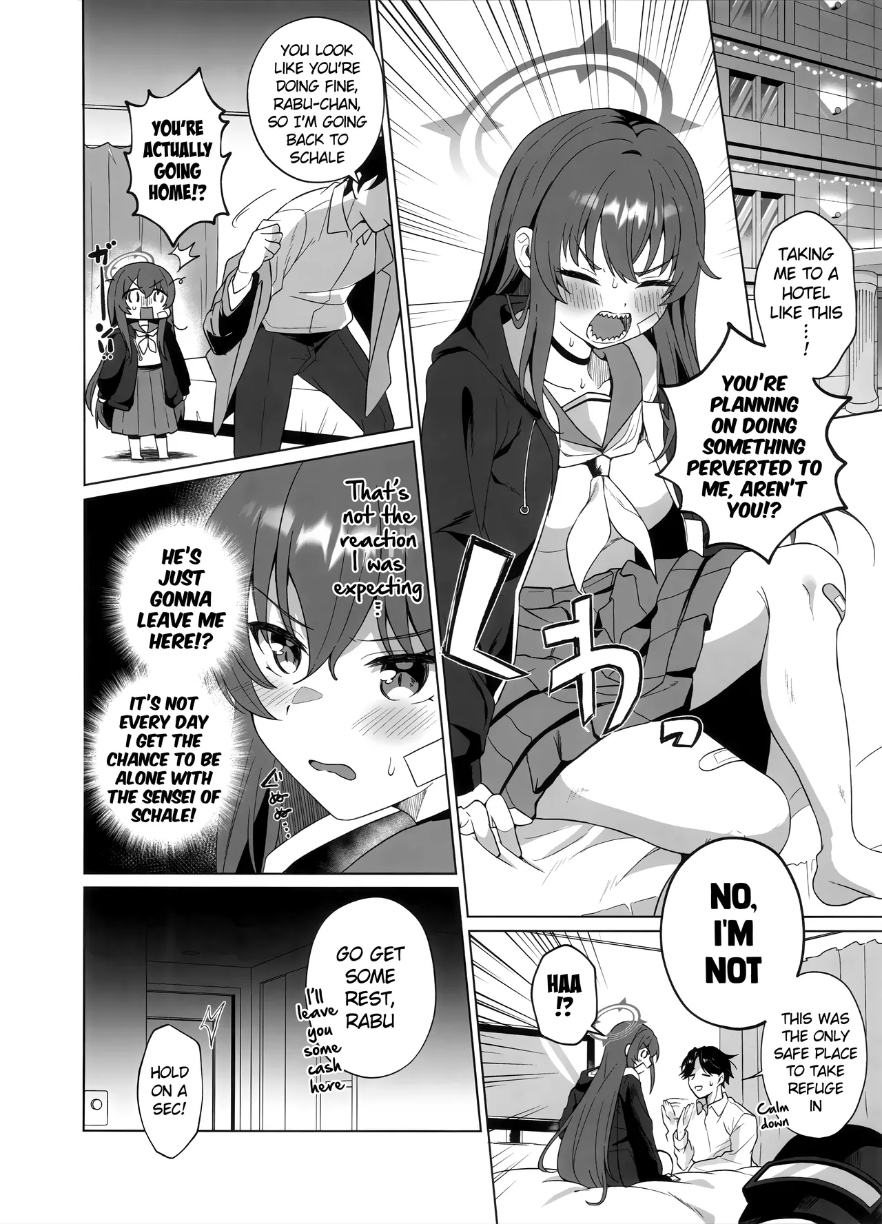 Don't You Wanna Get Lovey-dovey With Rabu-chan!? page 3