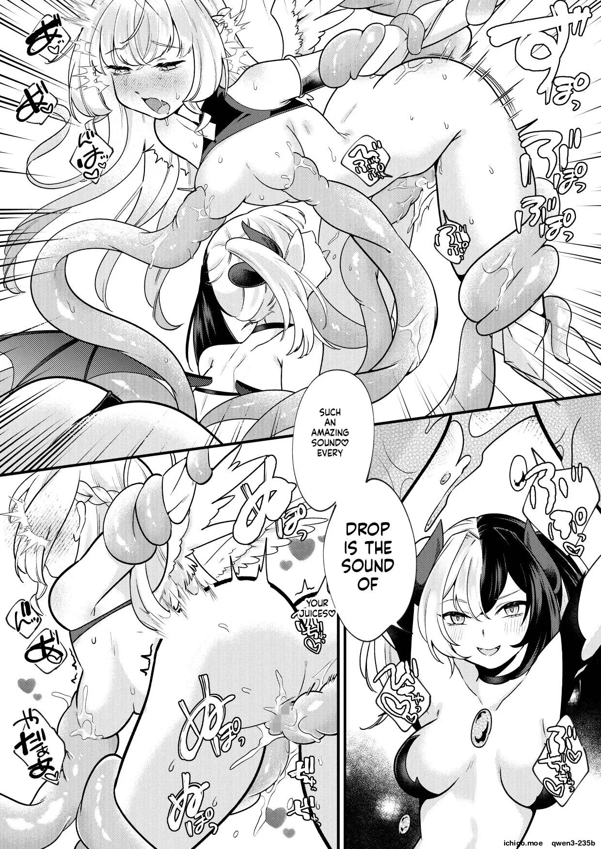 Futanari Tenshi Ga Succubus Ni Jikakyousei Sareru Ohanashi page 14