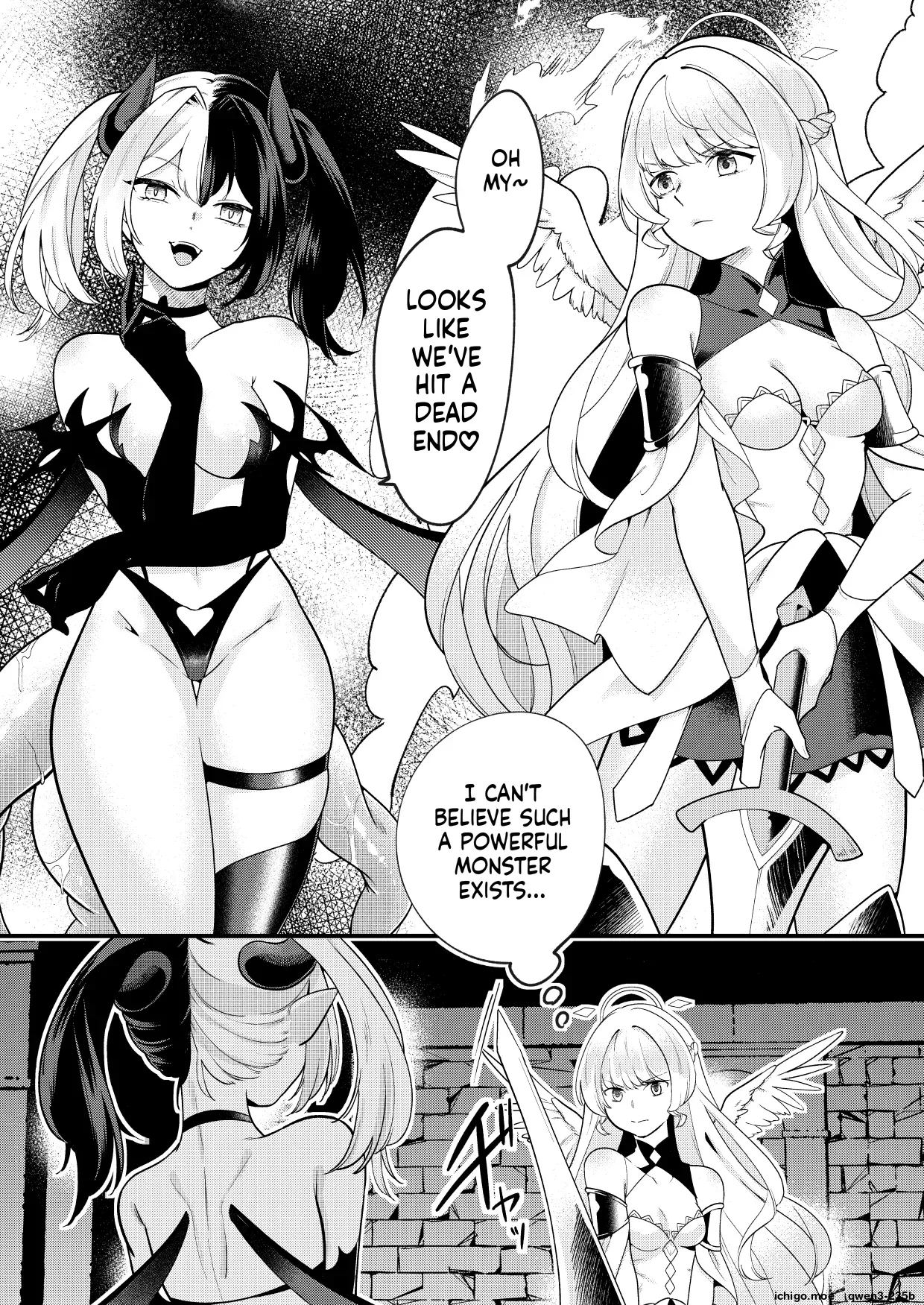 Futanari Tenshi Ga Succubus Ni Jikakyousei Sareru Ohanashi page 2