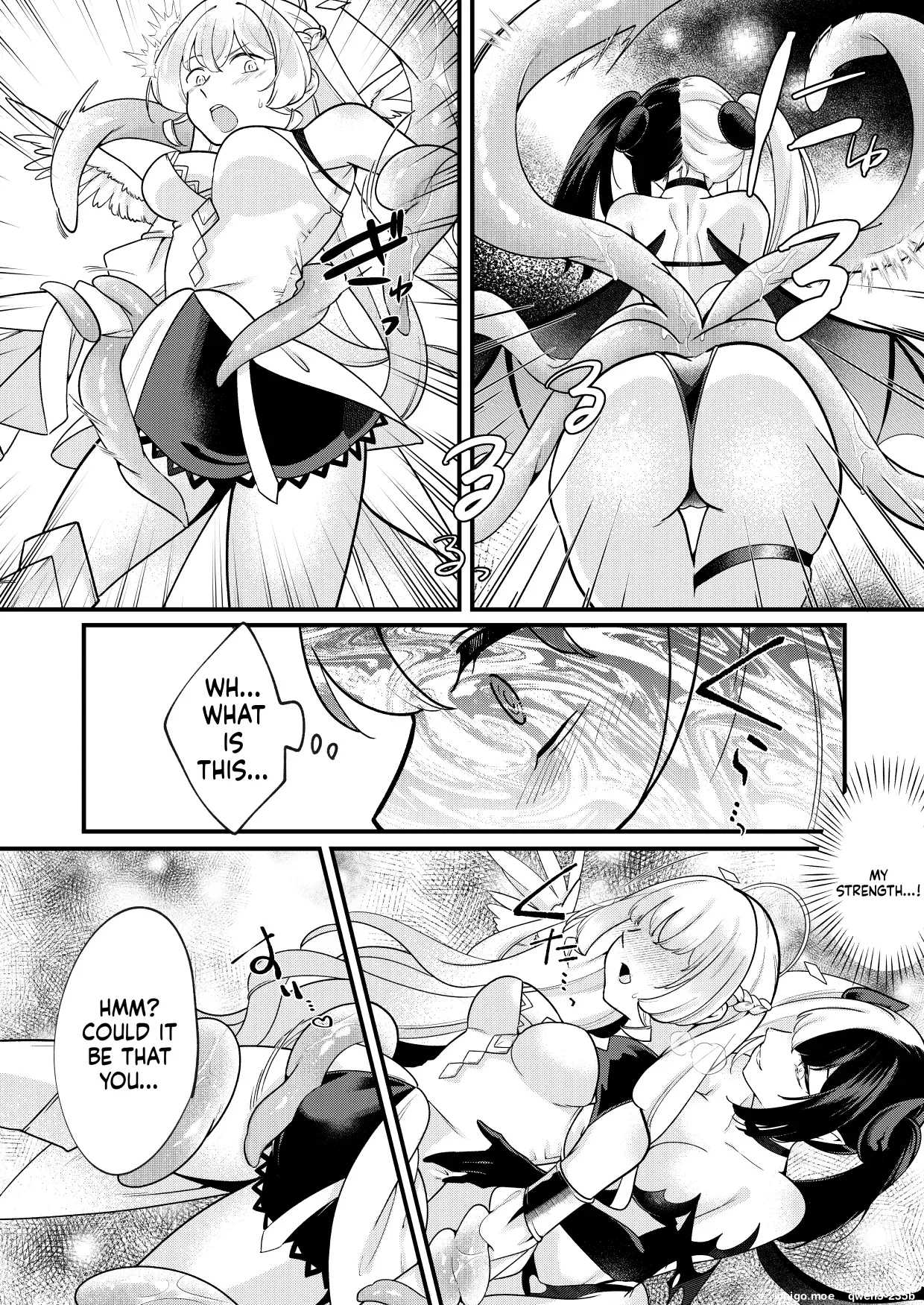 Futanari Tenshi Ga Succubus Ni Jikakyousei Sareru Ohanashi page 4