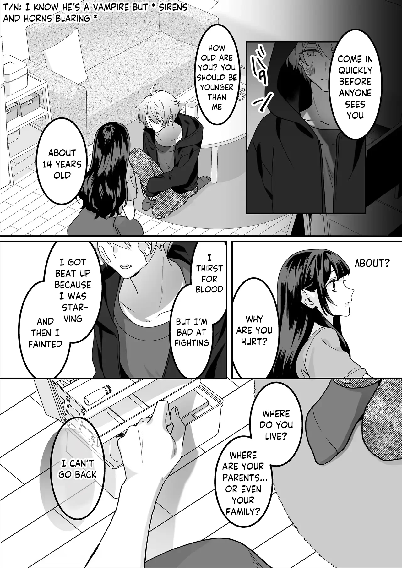 Hiroware Kyuuketsuki Wa Oneesan Wo Aishitaishi Aisaretai page 10