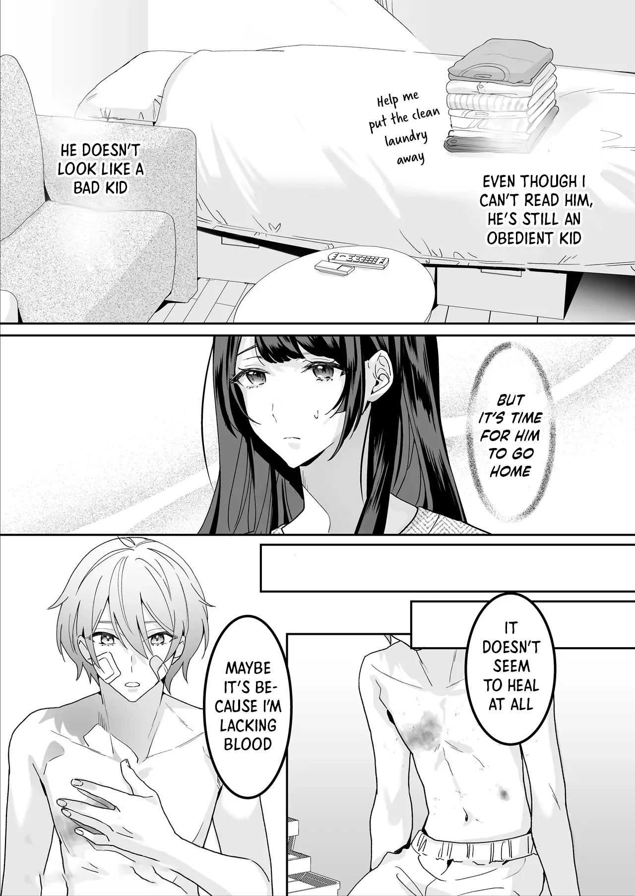 Hiroware Kyuuketsuki Wa Oneesan Wo Aishitaishi Aisaretai page 14