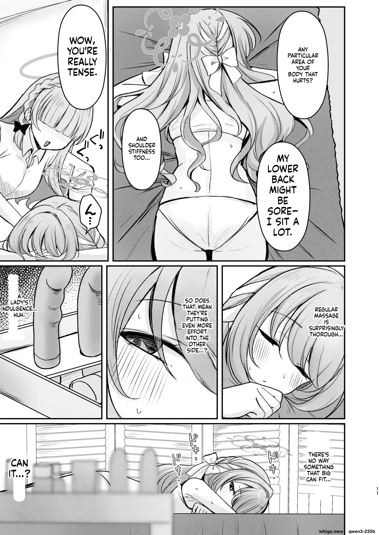 Hossoku Seikan Massage-bu!? page 10