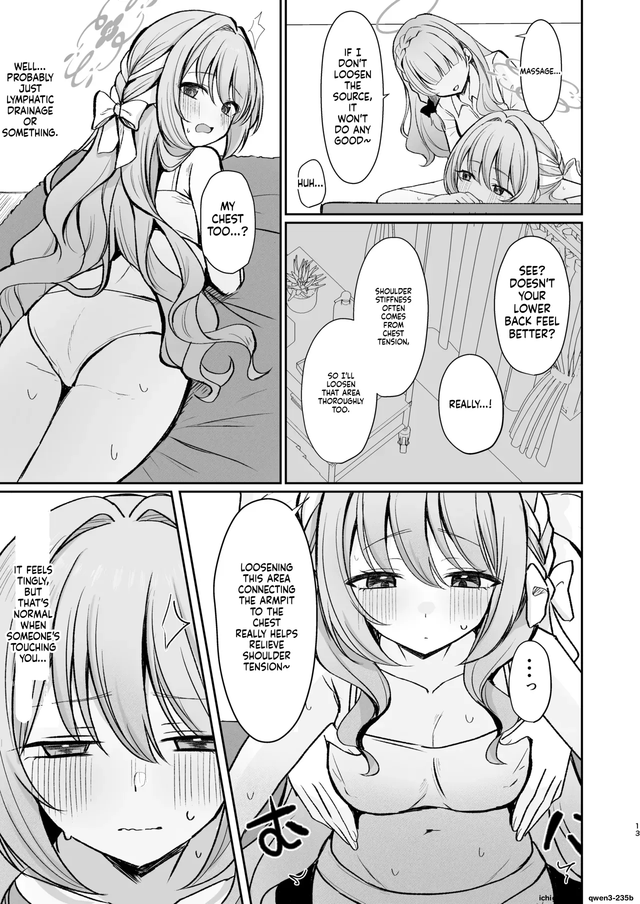 Hossoku Seikan Massage-bu!? page 12