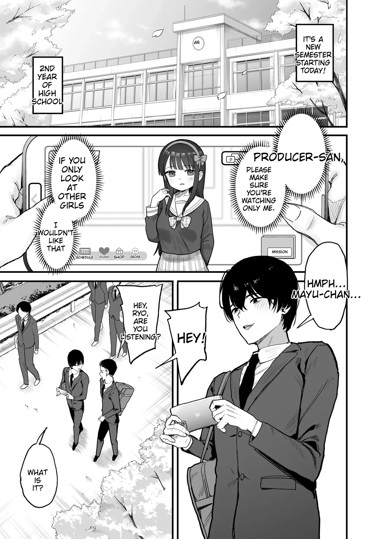 How I, A 2d-obsessed Otaku, Fell For The Busty Idol Who Transferred To My School page 3