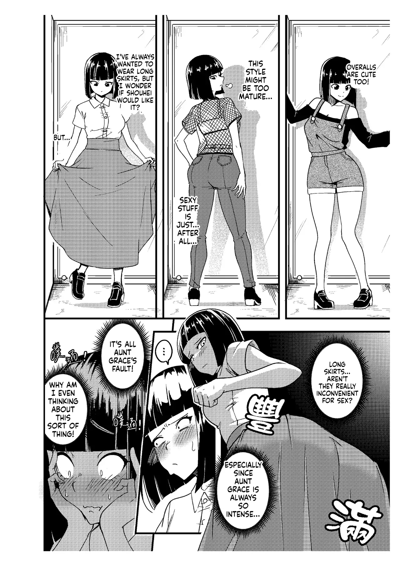 How I Discovered My Boyfriend's American Mom Is A Futanari Part 2 page 9