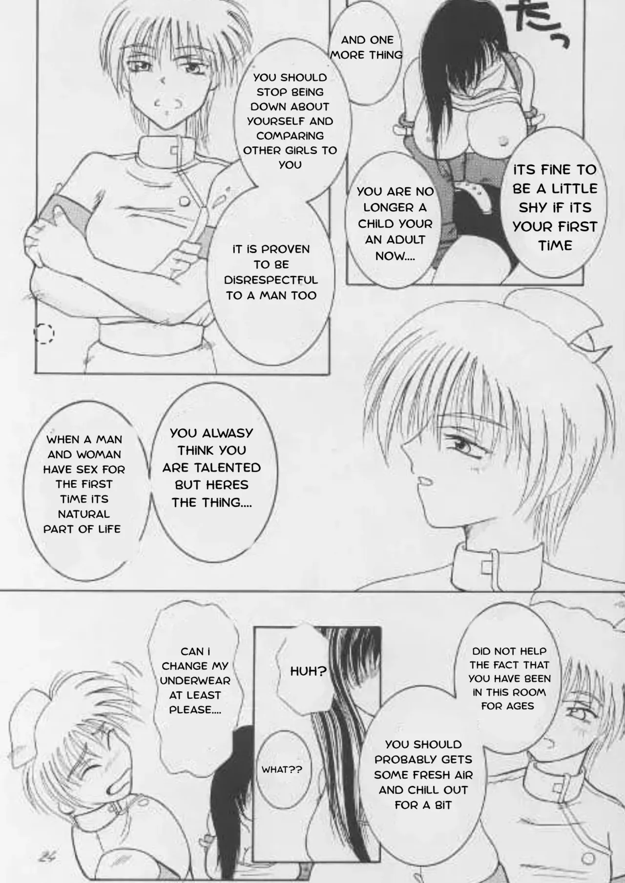 Kanojo Wa, Sore O Gamandekinai English Rewrite page 23