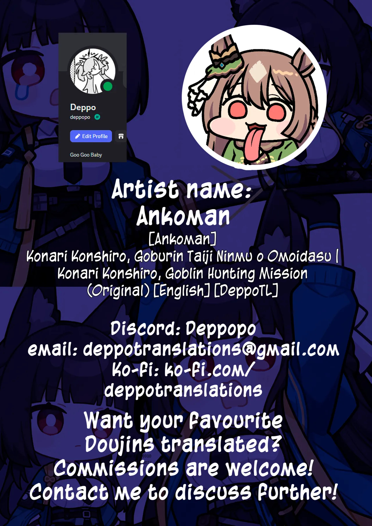 Konari Konshiro, Goblin Hunting Mission page 6
