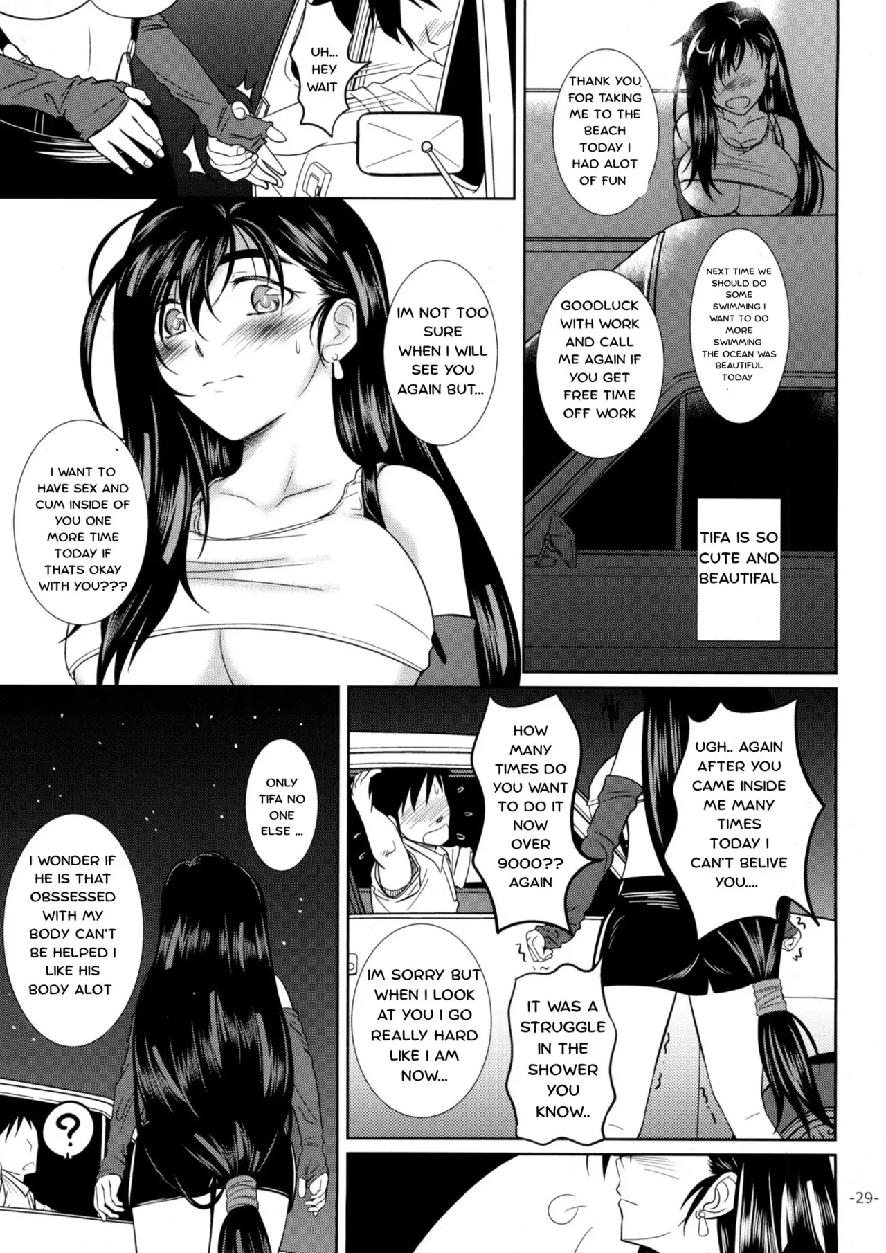 Let's Go To The Sea With Tifa page 28