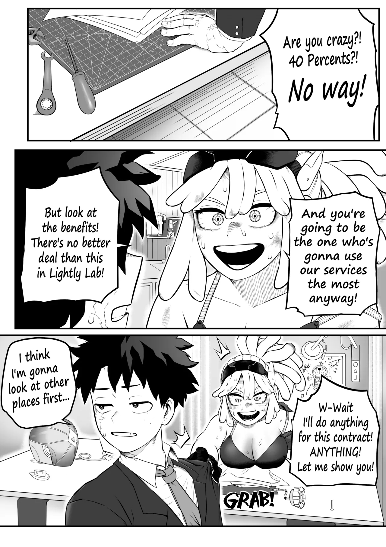 Mha : Negotiation page 3