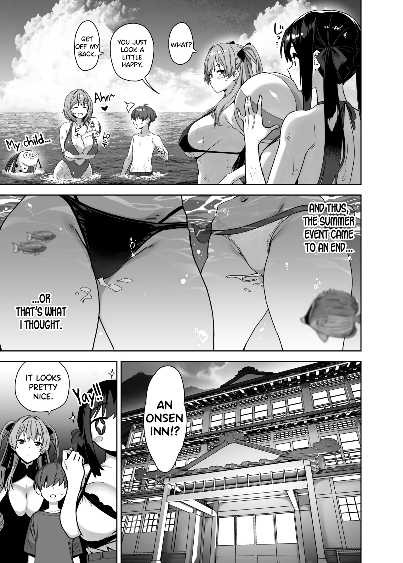 Natsu To Inaka To Yuuwaku Shite Kuru Dekkai Oshiego 4 + C108 Bonus Book page 27