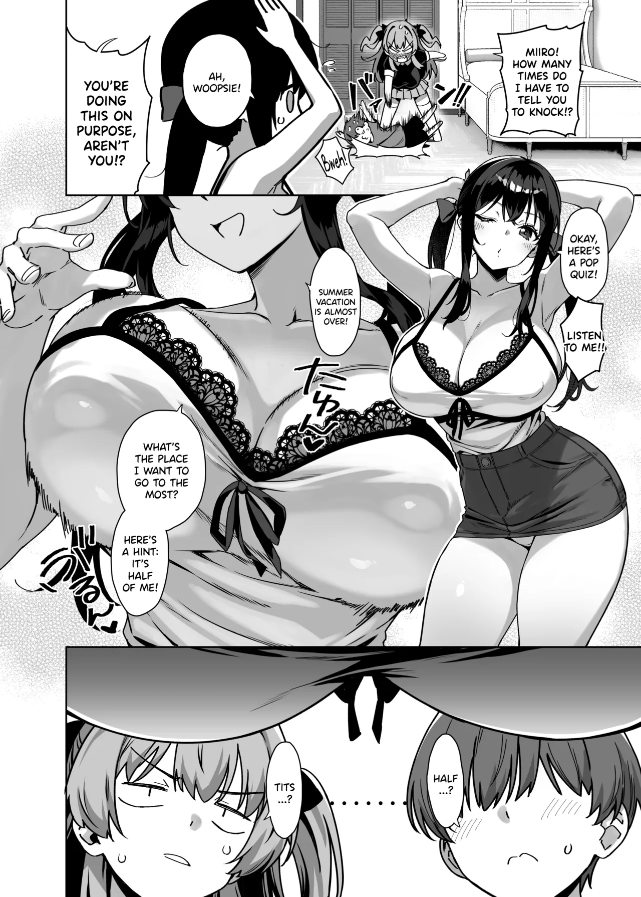 Natsu To Inaka To Yuuwaku Shite Kuru Dekkai Oshiego 4 + C108 Bonus Book page 6