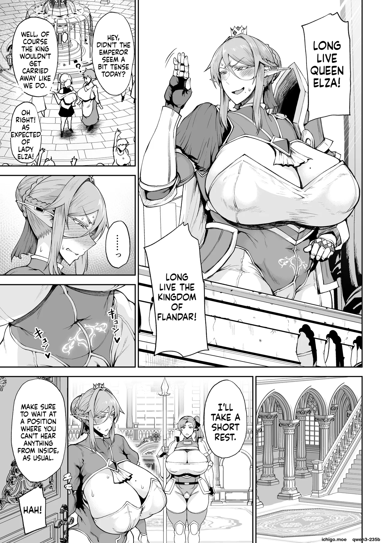Ouken Sandatsu 2- Royal Power Usurpation❤ ~ochinpo Ippon De Oukoku Houkai Oukyuu Wa Chinpo No Yuenchi❤~ page 12