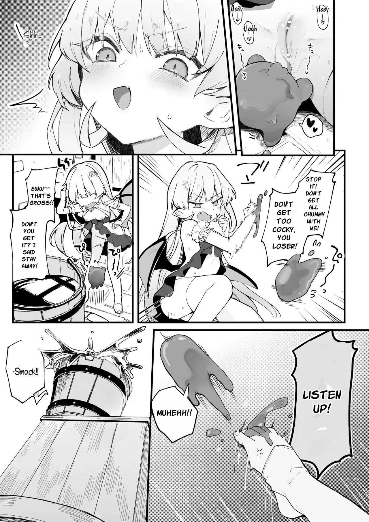 Plasma Vs. Slime Manga page 8