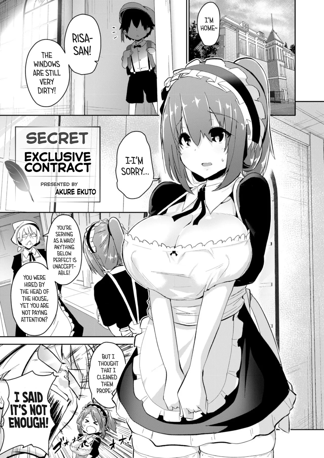 Secret Exclusive Contract page 1