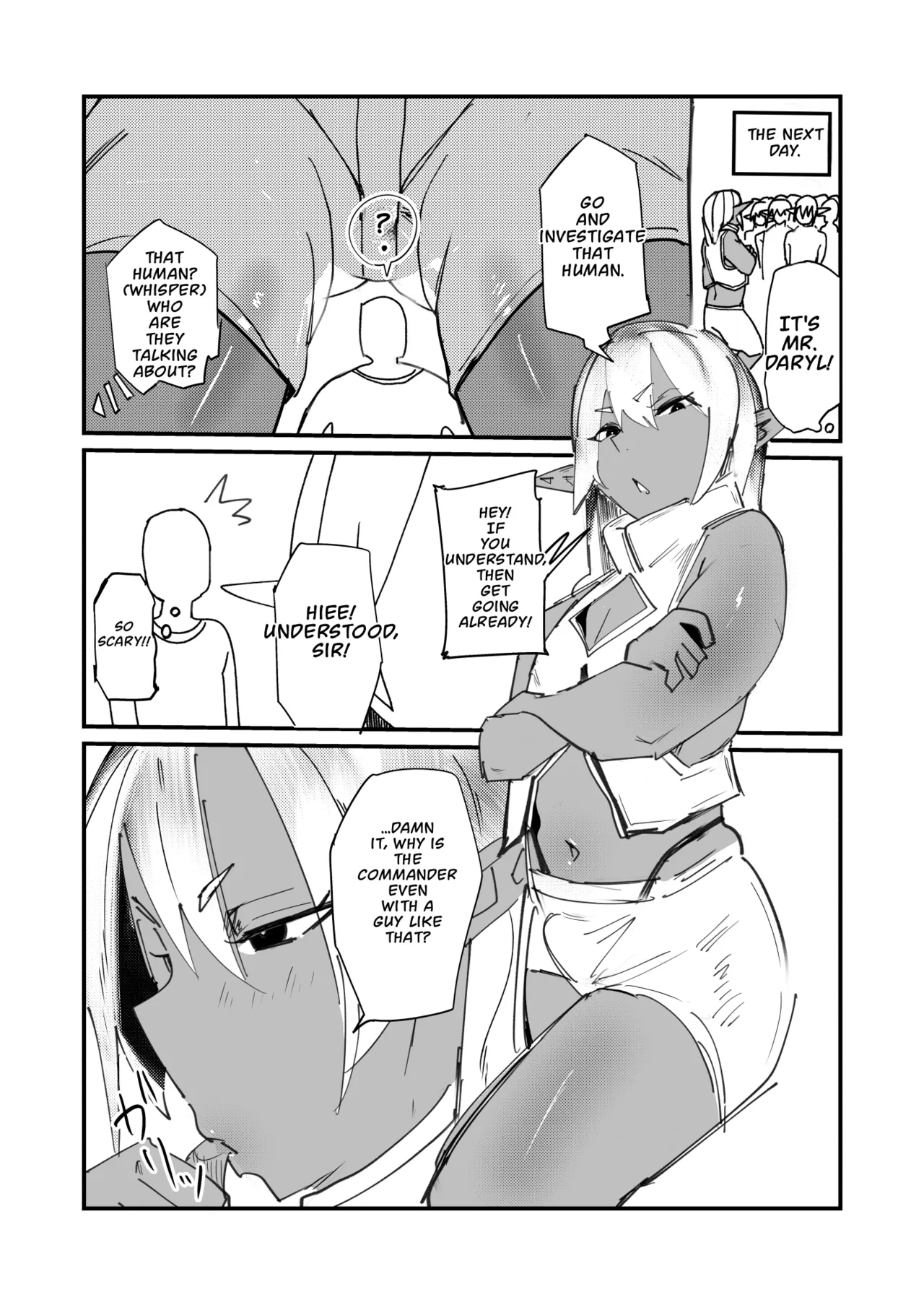 Tensei Shitara Dosukebe Osu Elf Ga Erosugite Homo Ni Naru Hanashi page 21