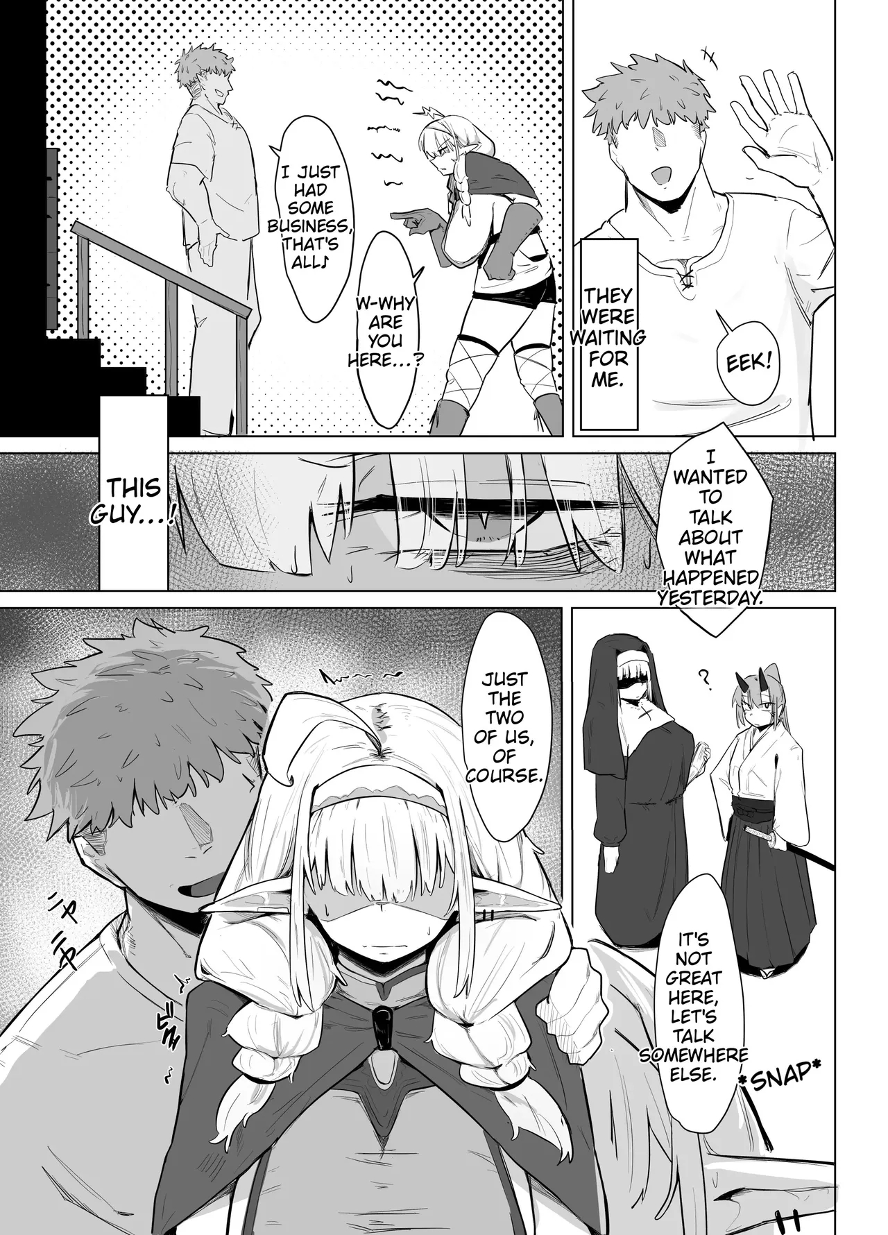 The Busty Elf Can't Say No page 13