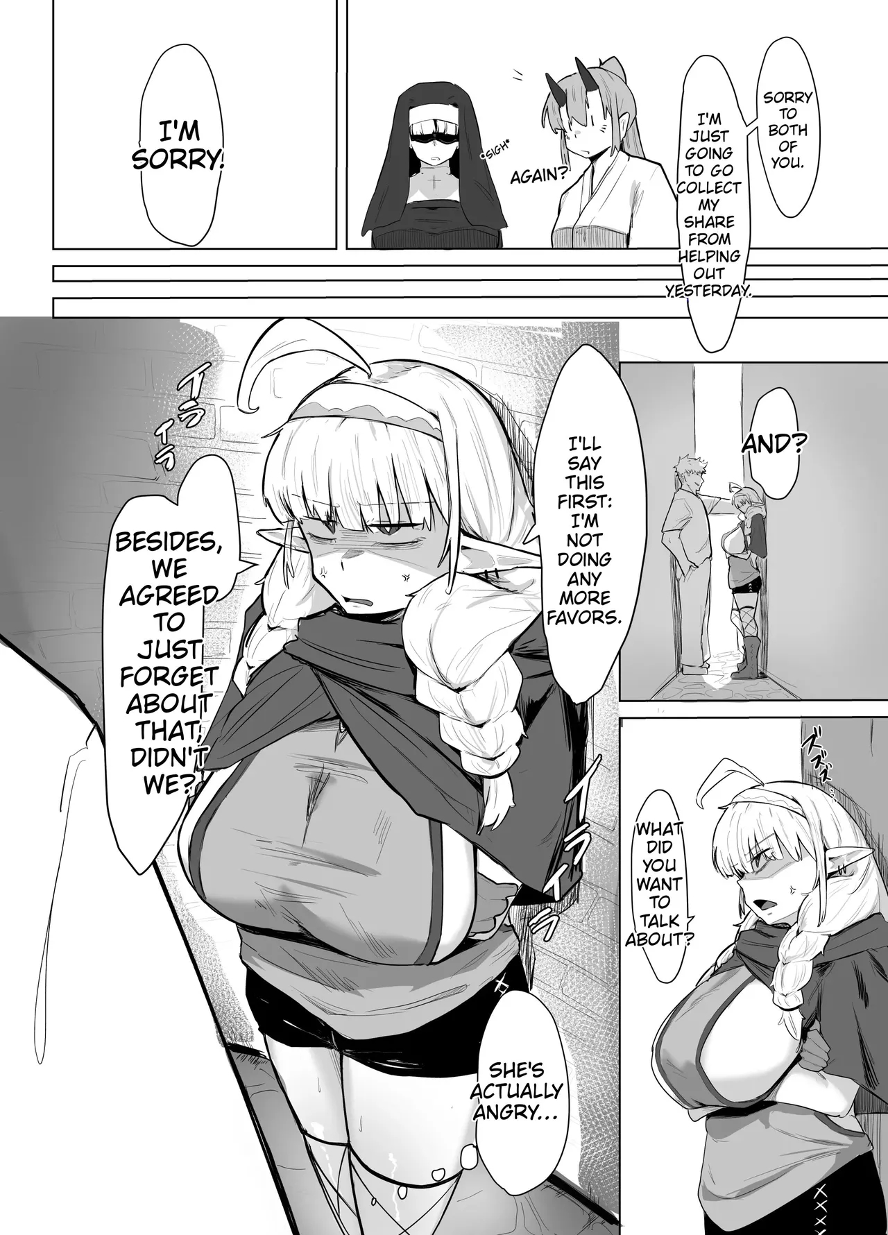 The Busty Elf Can't Say No page 14
