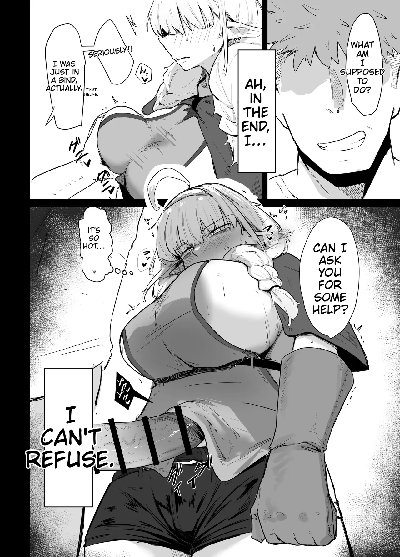 The Busty Elf Can't Say No page 16