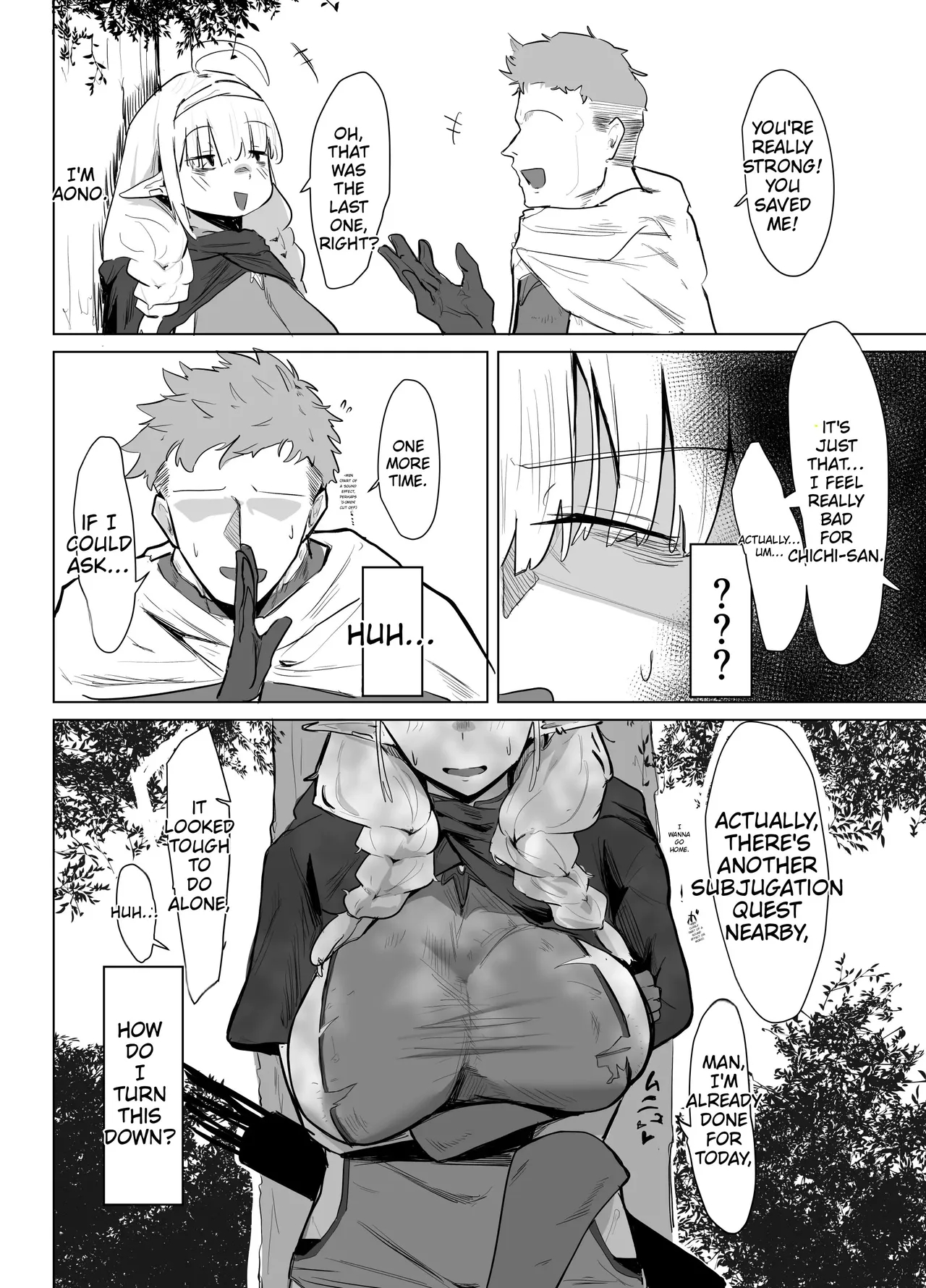 The Busty Elf Can't Say No page 4