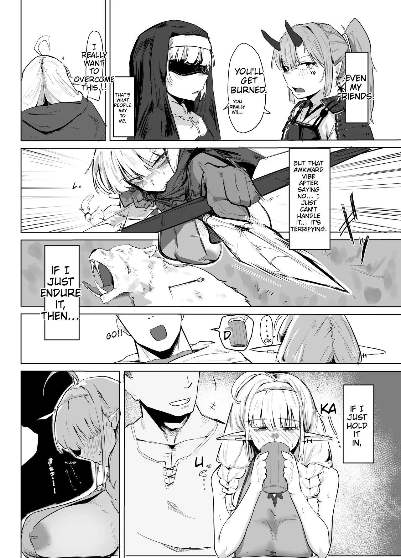 The Busty Elf Can't Say No page 6