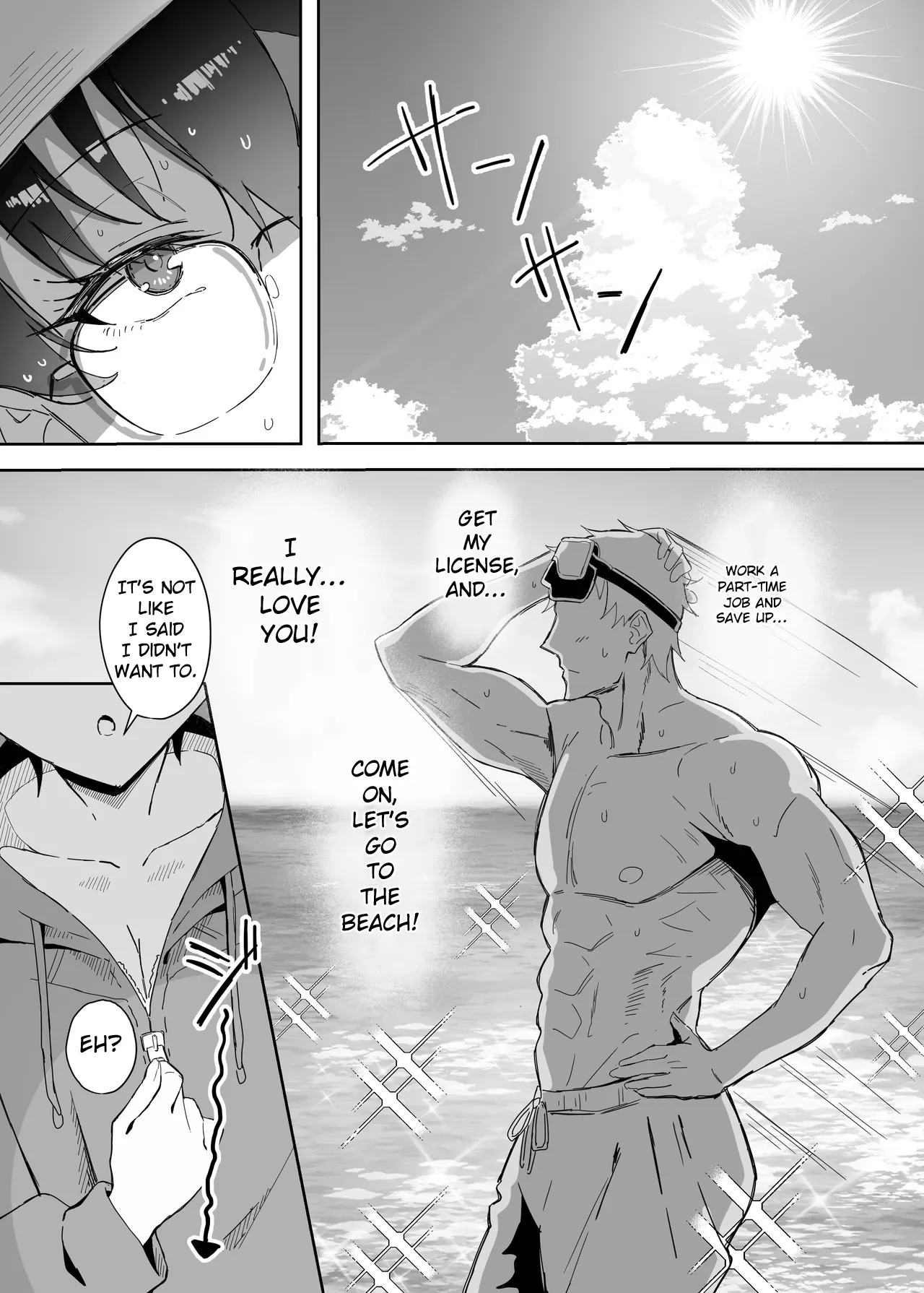 A Boring Date With My Blunt, Boyish Babe And Her Hidden Assets Part 2 page 14