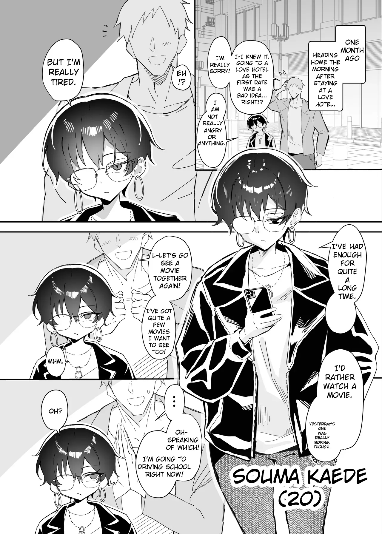 A Boring Date With My Blunt, Boyish Babe And Her Hidden Assets Part 2 page 5