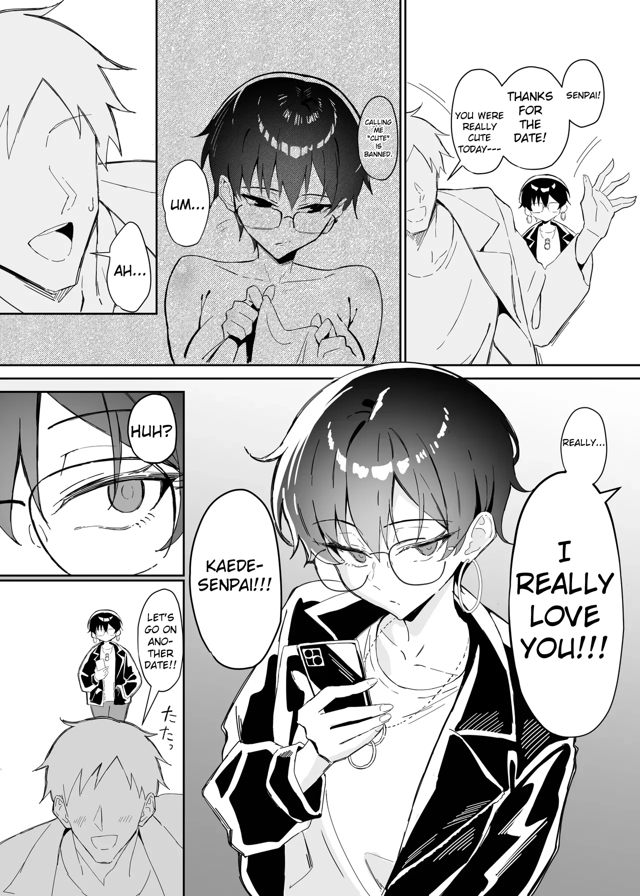 A Boring Date With My Blunt, Boyish Babe And Her Hidden Assets Part 2 page 7