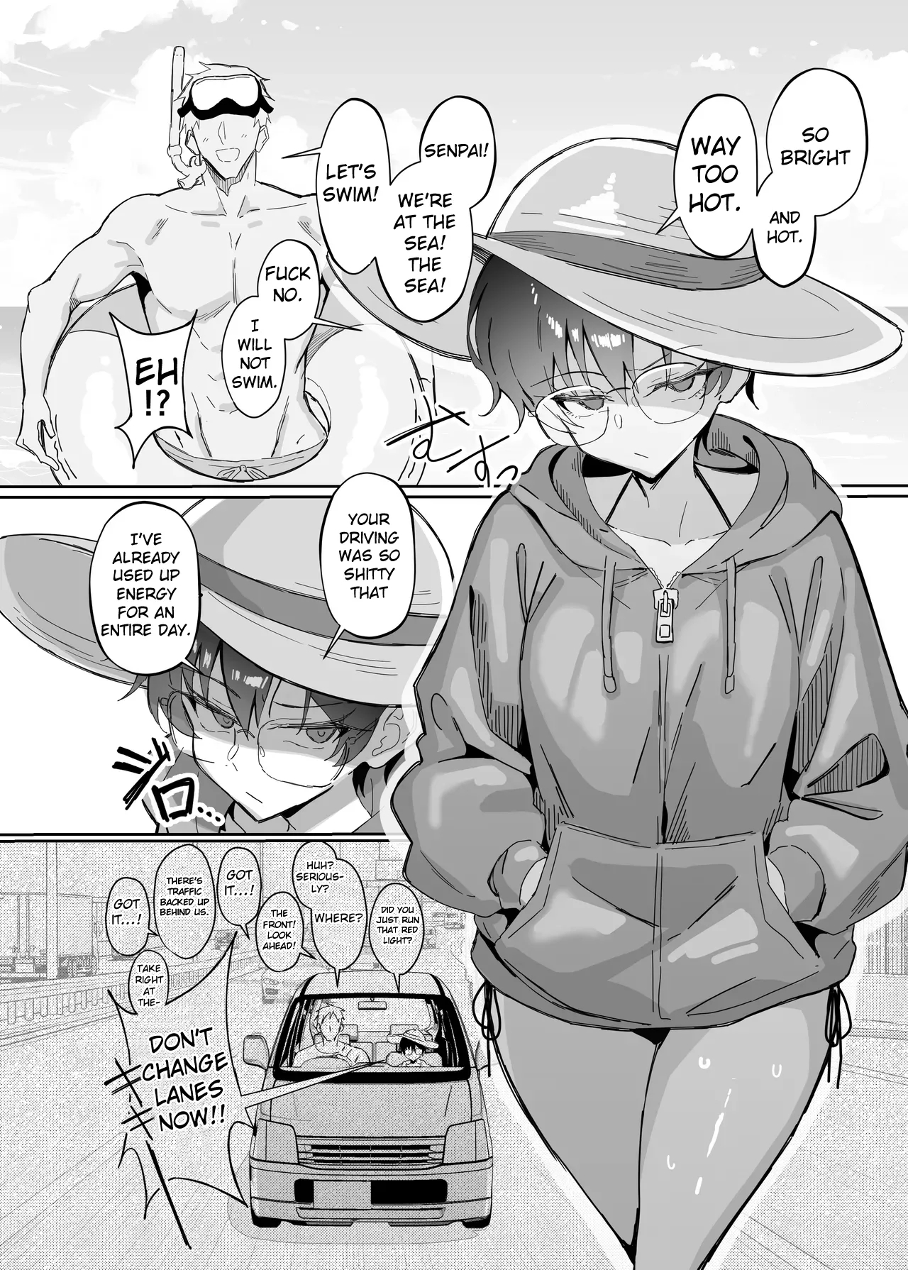 A Boring Date With My Blunt, Boyish Babe And Her Hidden Assets Part 2 page 9
