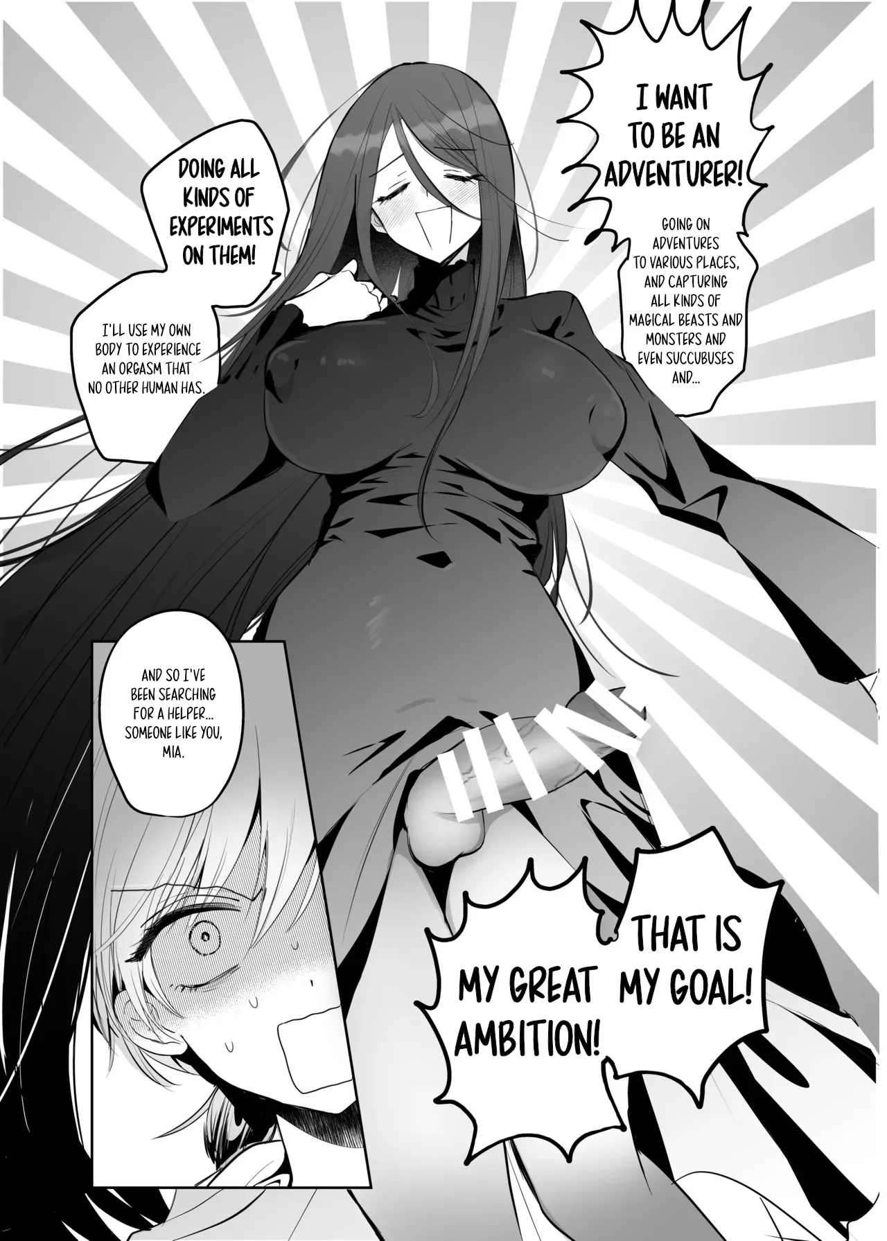 A Female Adventurer Gets Turned Into A Sex Crazed Pussy-obsessed Woman By An Insatiable Futanari Woman page 13