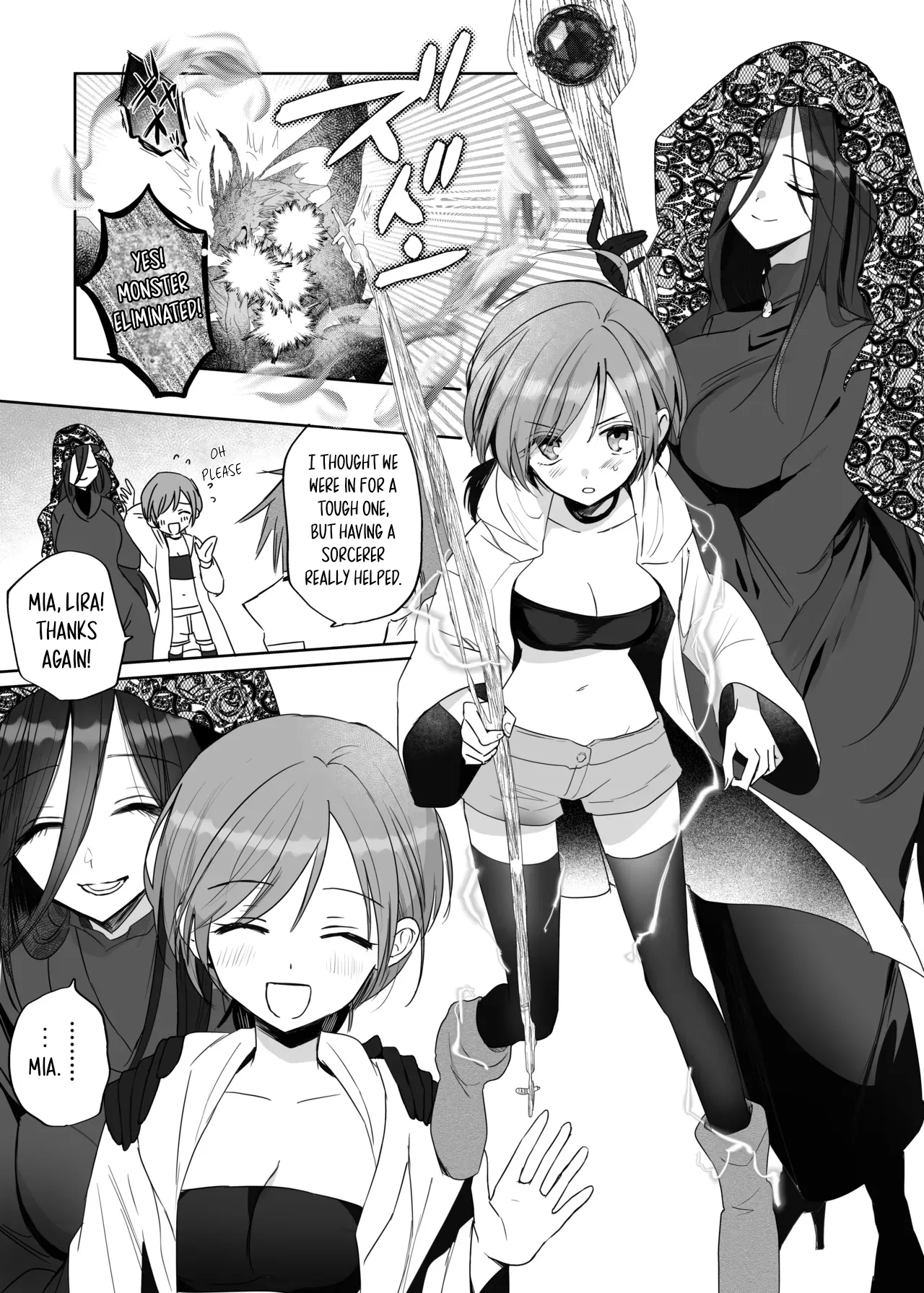 A Female Adventurer Gets Turned Into A Sex Crazed Pussy-obsessed Woman By An Insatiable Futanari Woman page 3