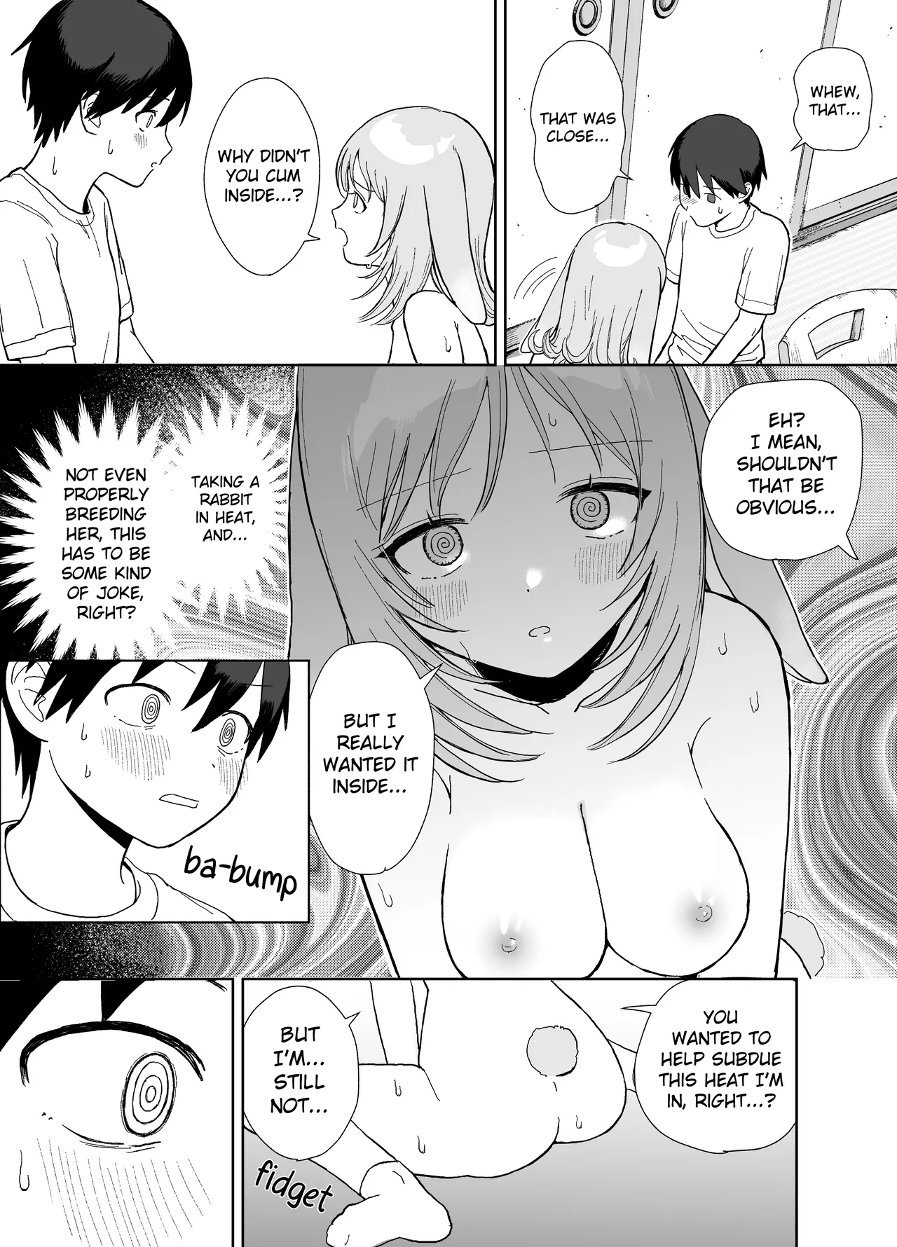 A Rabbit In Heat Breeds Under The Full Moon page 35