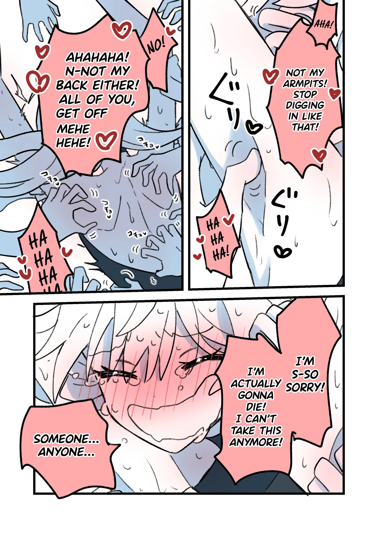 A Slender Girl Falls Into A Tickling Trap And Has Her Weak Spots Targeted page 13