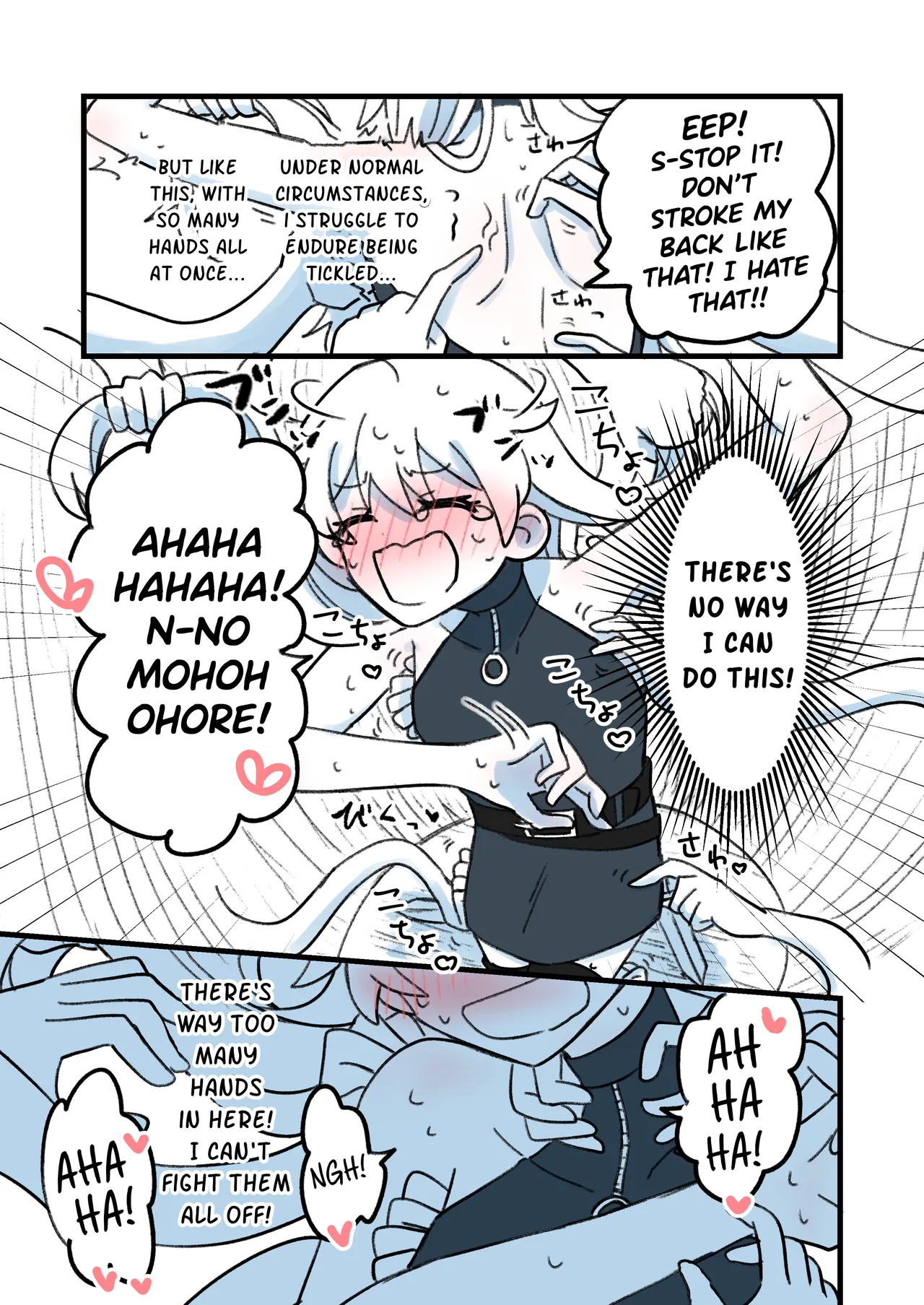 A Slender Girl Falls Into A Tickling Trap And Has Her Weak Spots Targeted page 7