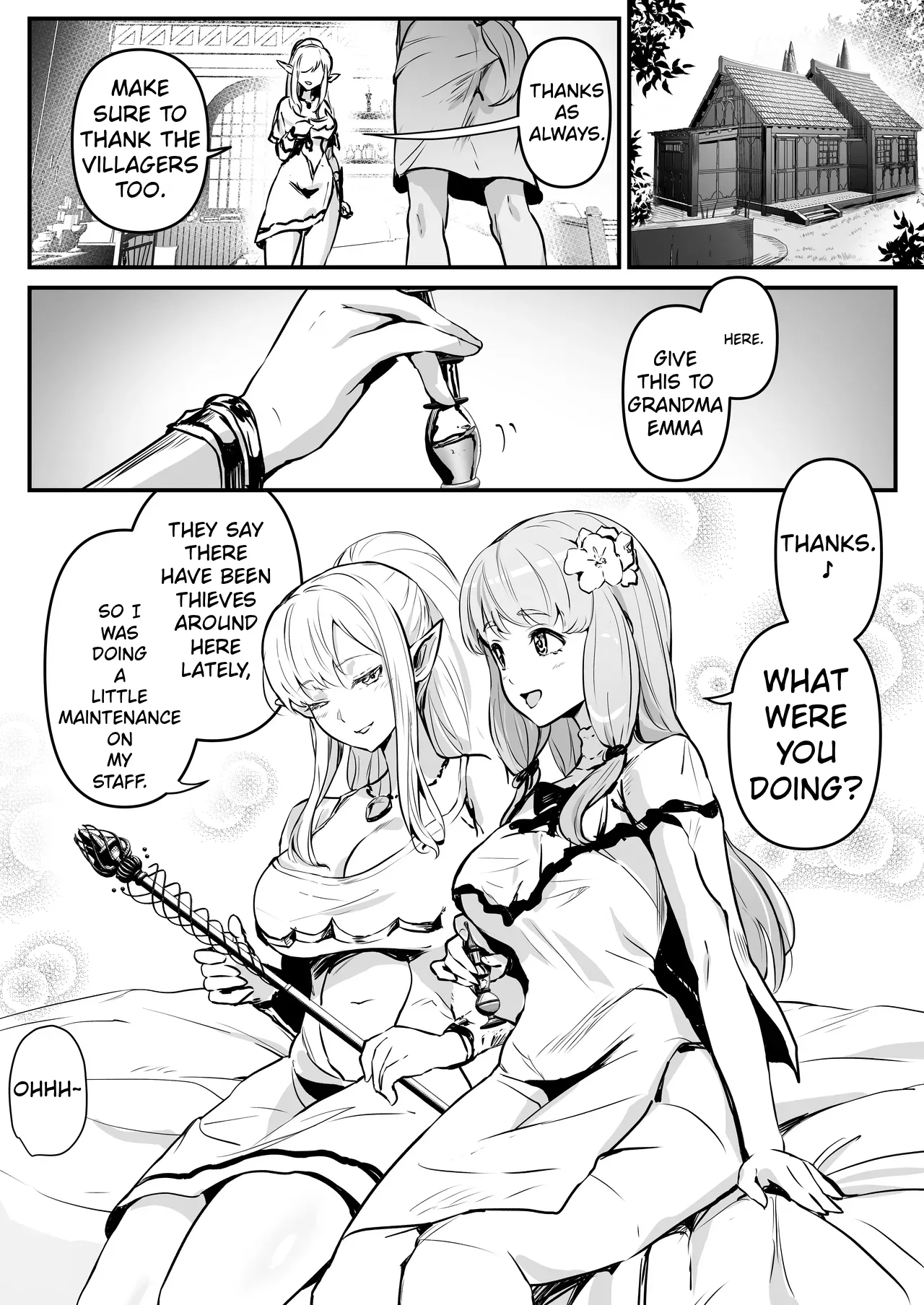 A Story About A Pair Of Thieves Who Swap Bodies With A Beautiful Elf And A Village Girl And Take Over Their Lives. page 2