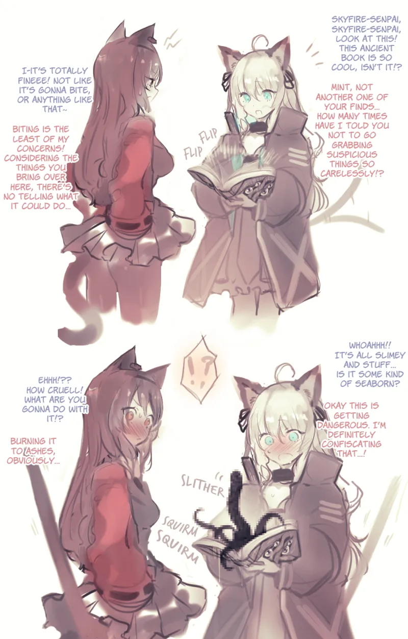 A Story Where Skyfire Gets Lewd Things Done To Her By Tentacles page 1