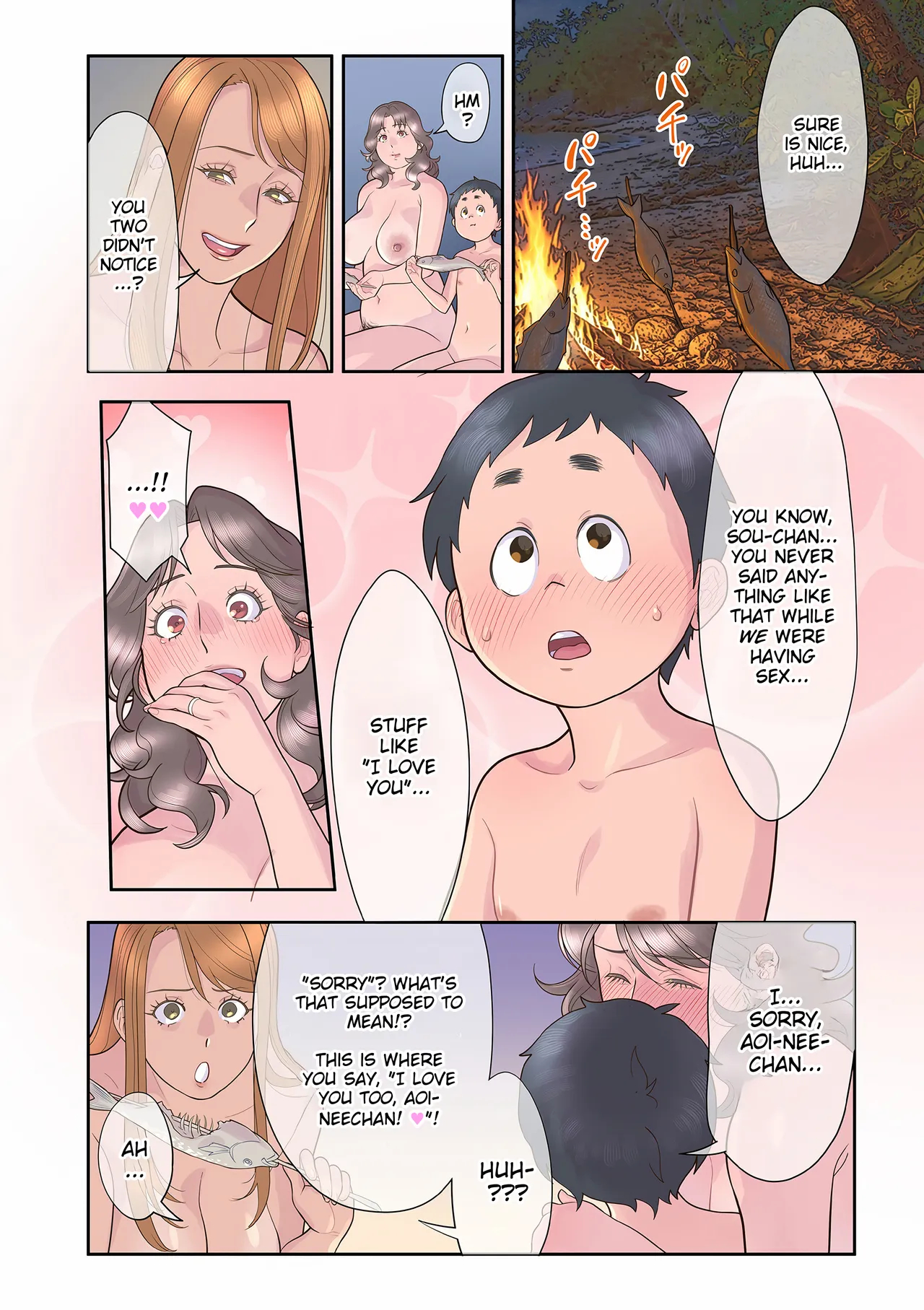 A Woman ♥ Boy Castaway Tale page 67