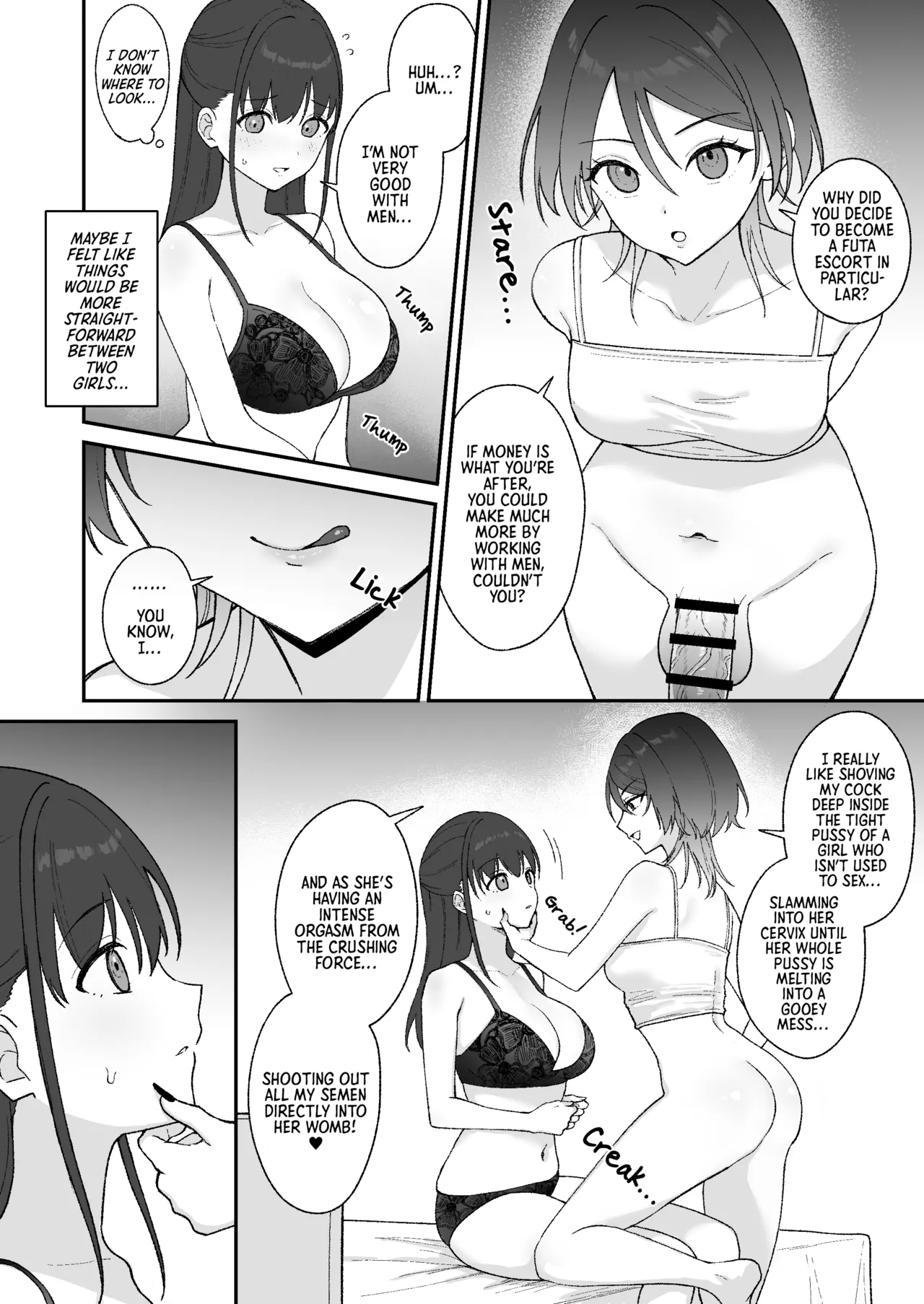 An Onee-san Gets Totally Hooked On Sex That Makes Her Moan Like Crazy! ~and Becomes The Exclusive Fuck-hole Of A Futanari College Girl~ page 5