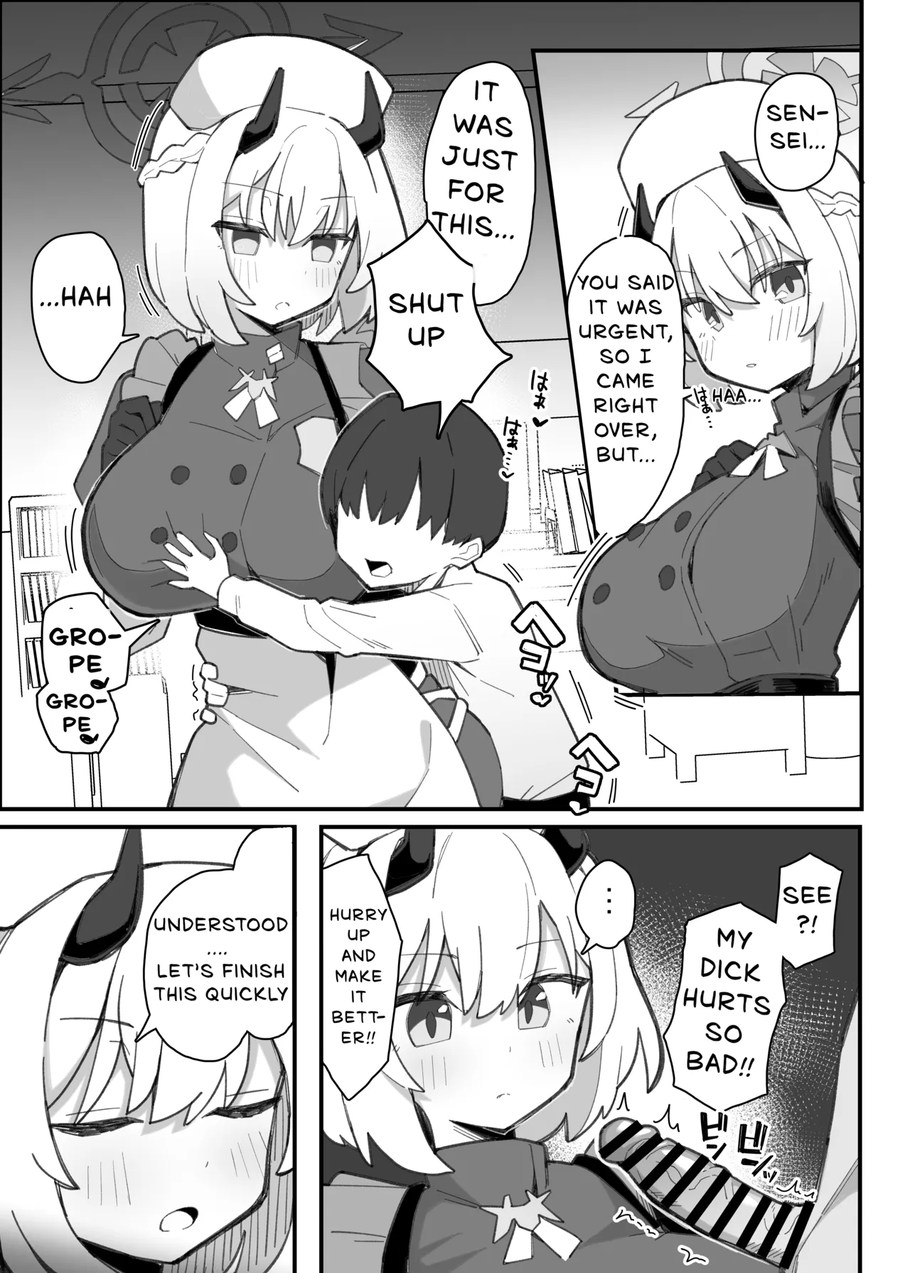 Bluearchive Azulane Goblin Erogaki Anthology "1,000,000 Goblins Attack" page 16