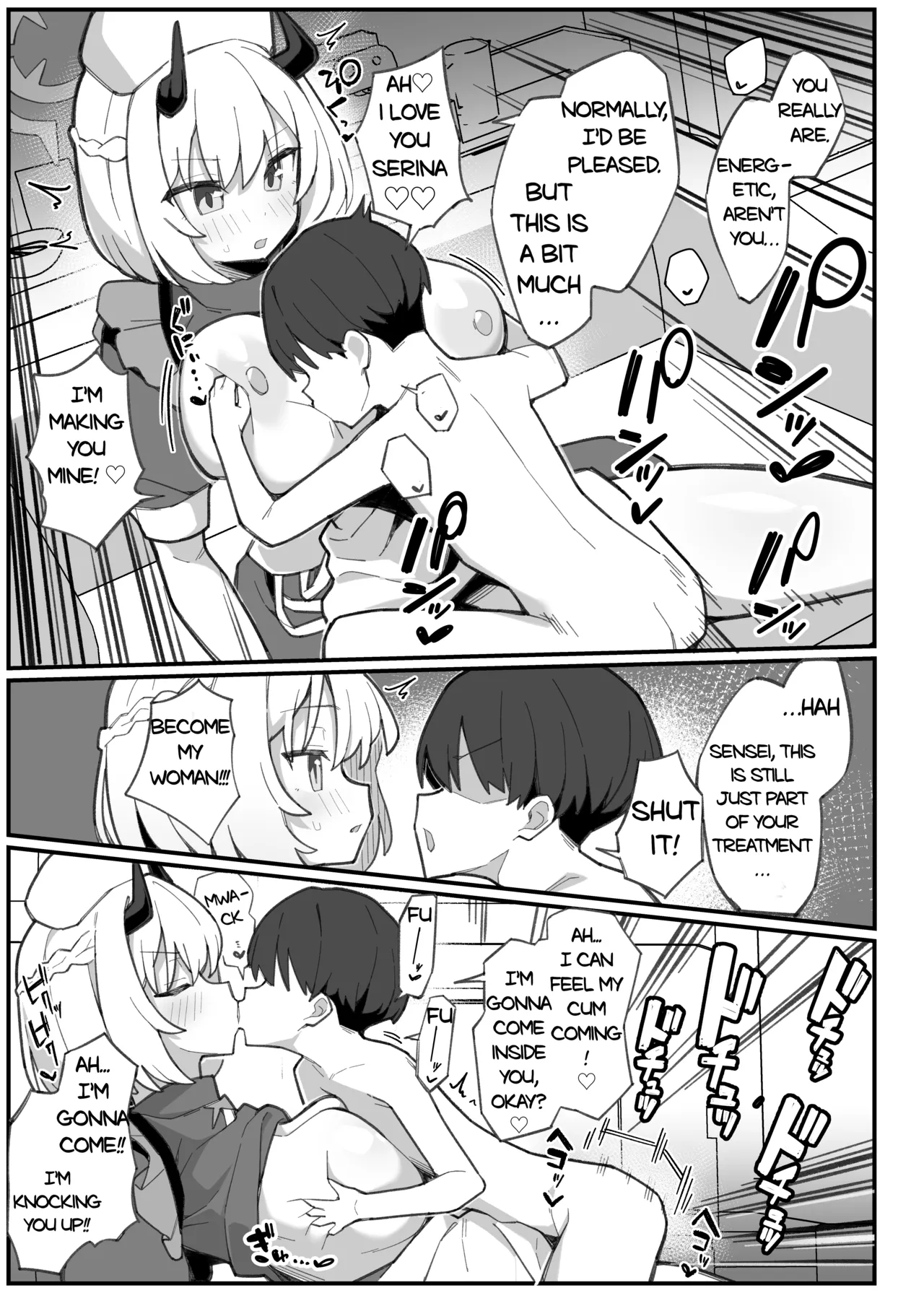 Bluearchive Azulane Goblin Erogaki Anthology "1,000,000 Goblins Attack" page 18