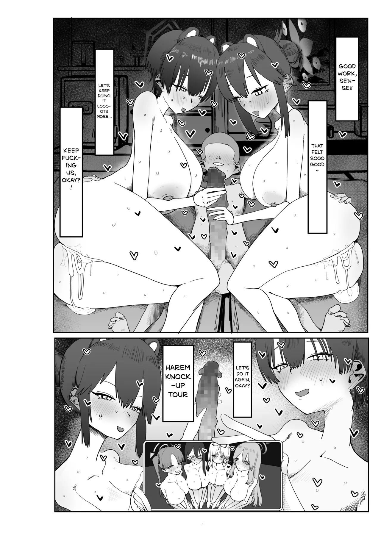 Bluearchive Azulane Goblin Erogaki Anthology "1,000,000 Goblins Attack" page 31