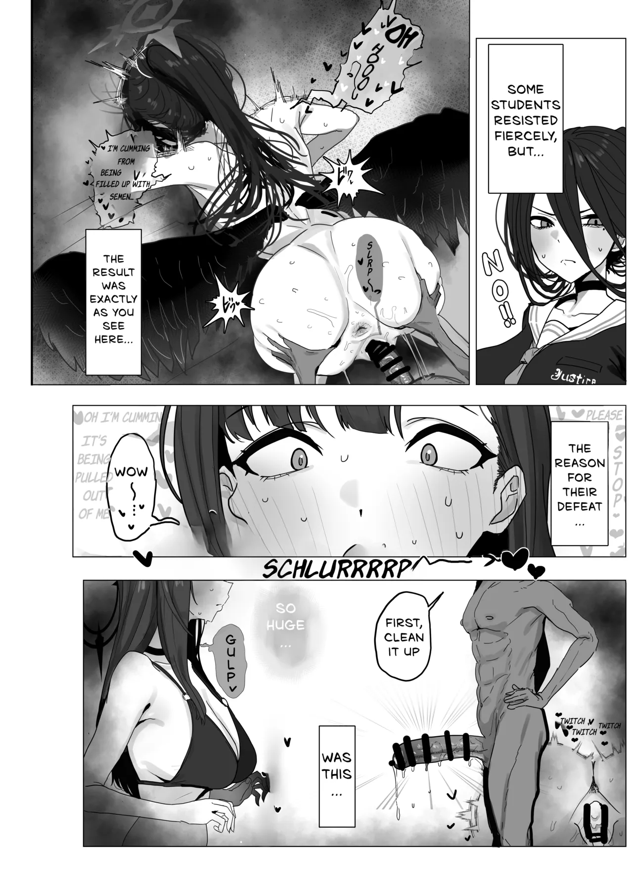 Bluearchive Azulane Goblin Erogaki Anthology "1,000,000 Goblins Attack" page 9