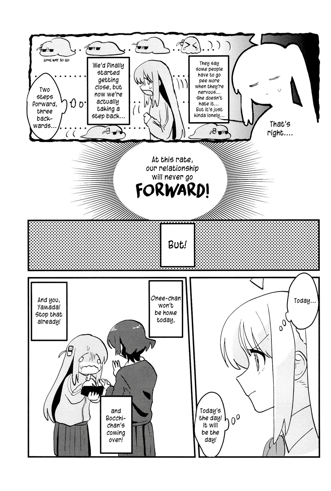 Bocchi-chan Won't Move Forward! page 4