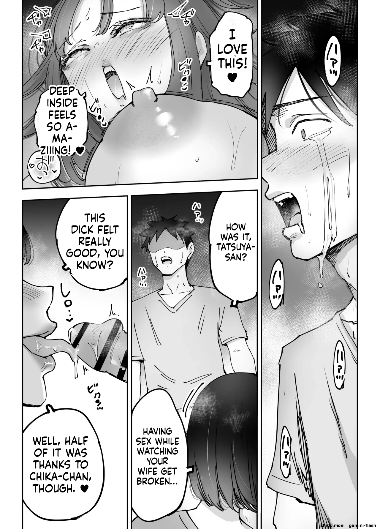 Climax Collapse ~when I Made My Wife’s Friend Climax… Her Husband Destroyed My Wife~ page 112