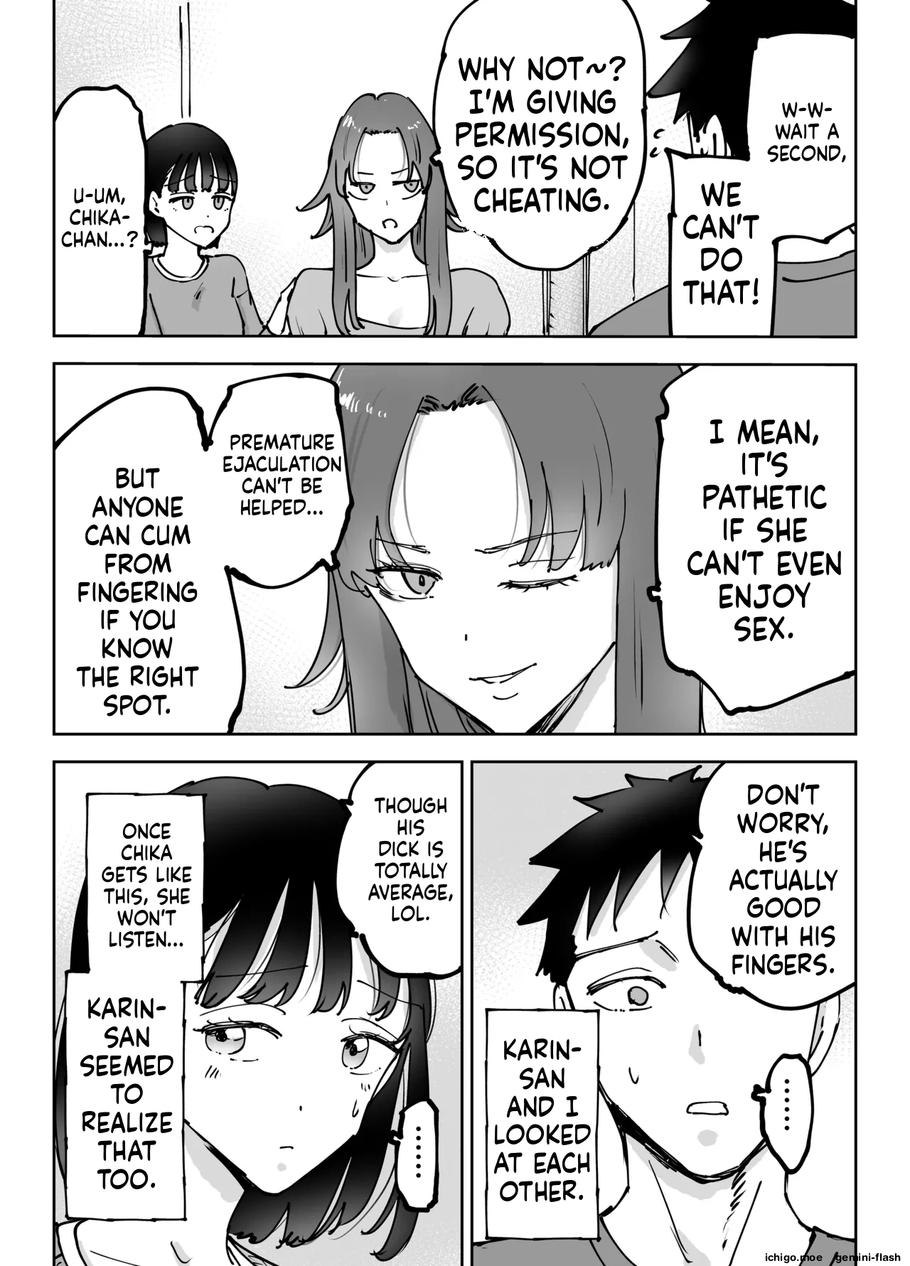 Climax Collapse ~when I Made My Wife’s Friend Climax… Her Husband Destroyed My Wife~ page 9