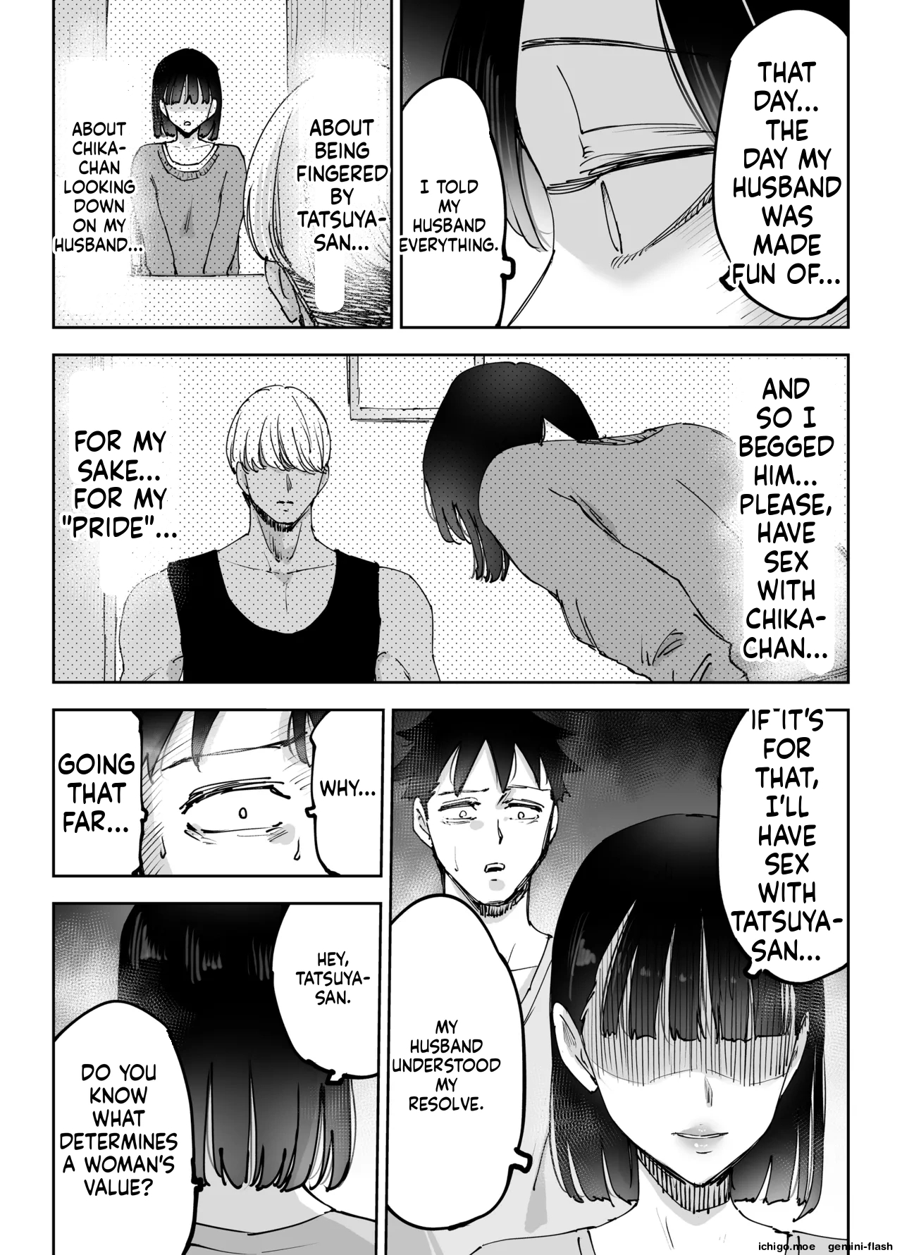 Climax Collapse ~when I Made My Wife’s Friend Climax… Her Husband Destroyed My Wife~ page 94