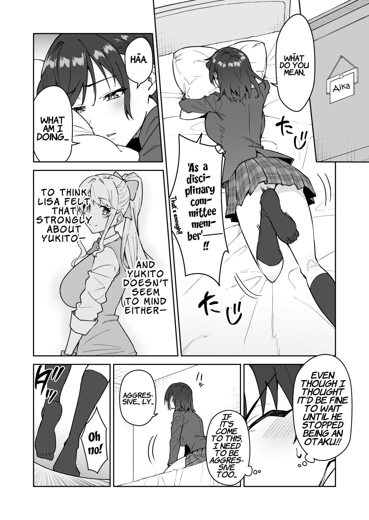 Cross My Heart ~the Tsundere Disciplinary Committee Member And The Beautiful Blonde Exchange Student~ page 17