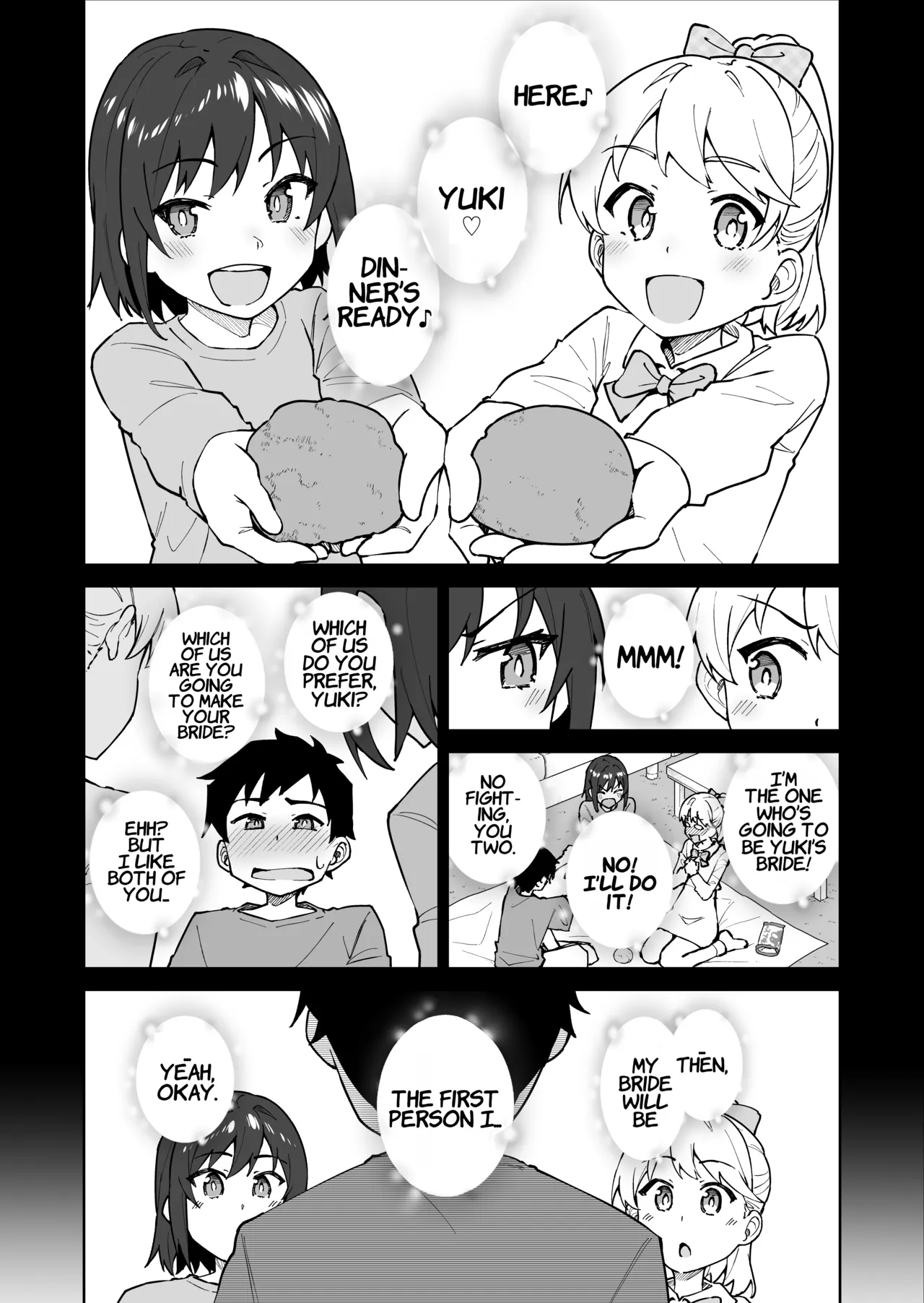 Cross My Heart ~the Tsundere Disciplinary Committee Member And The Beautiful Blonde Exchange Student~ page 4