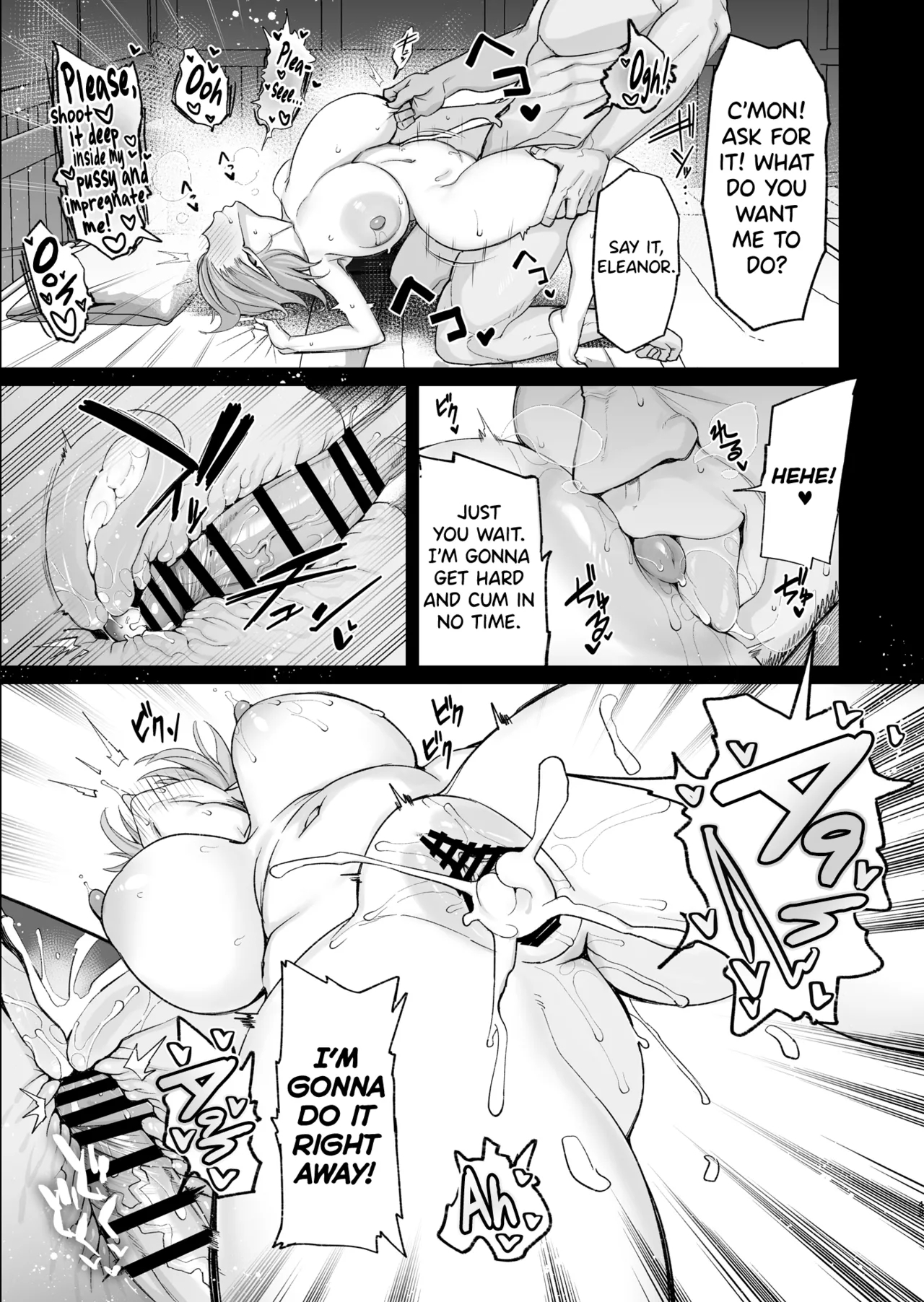 Dosukebe Bakunyuu Elf Mahoutsukai 108-sai To Namahame Koubi Suru Hanashi page 43