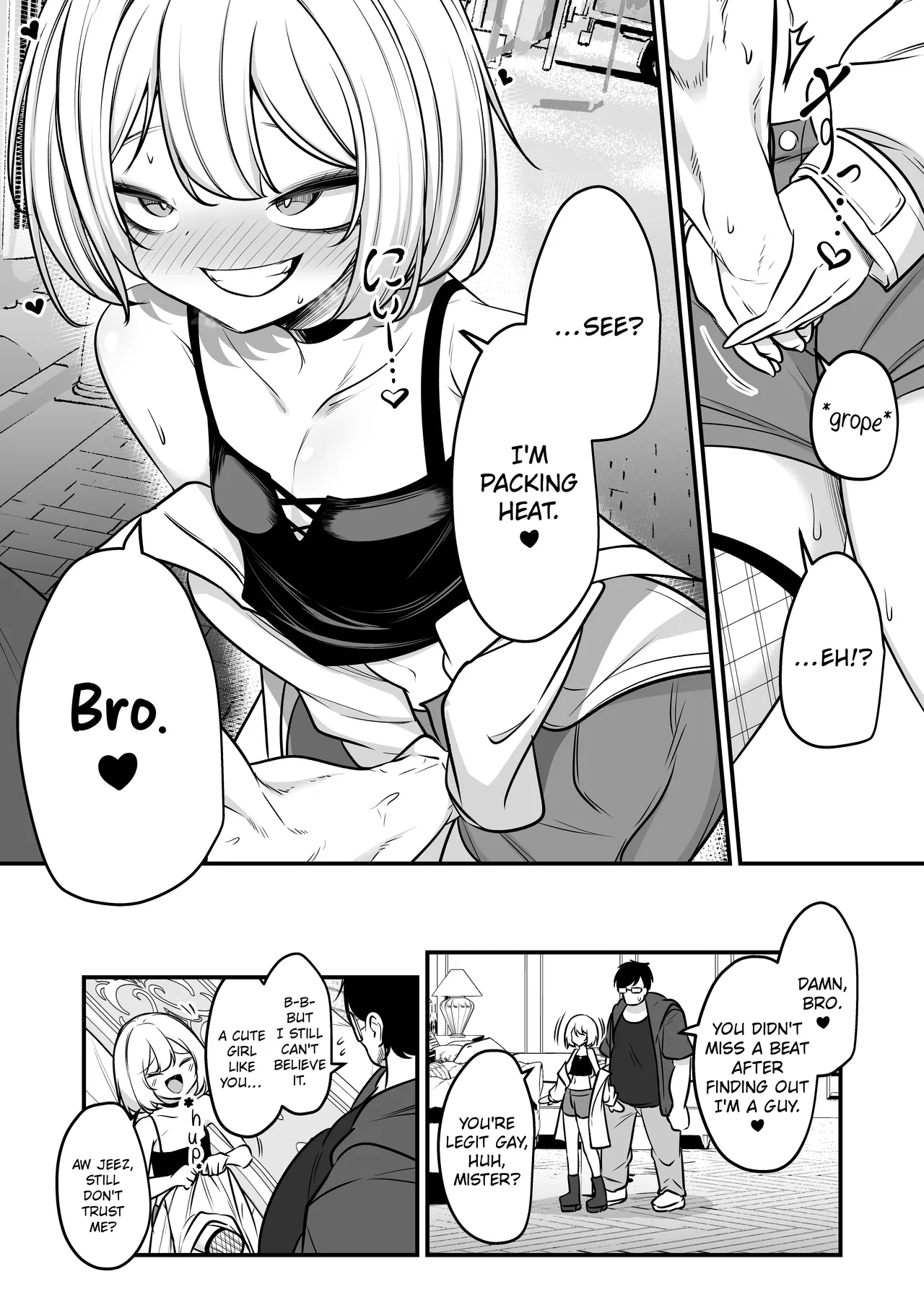 男の娘ギャル、返り討ちに合う - Turning The Tables On A Femboy page 3